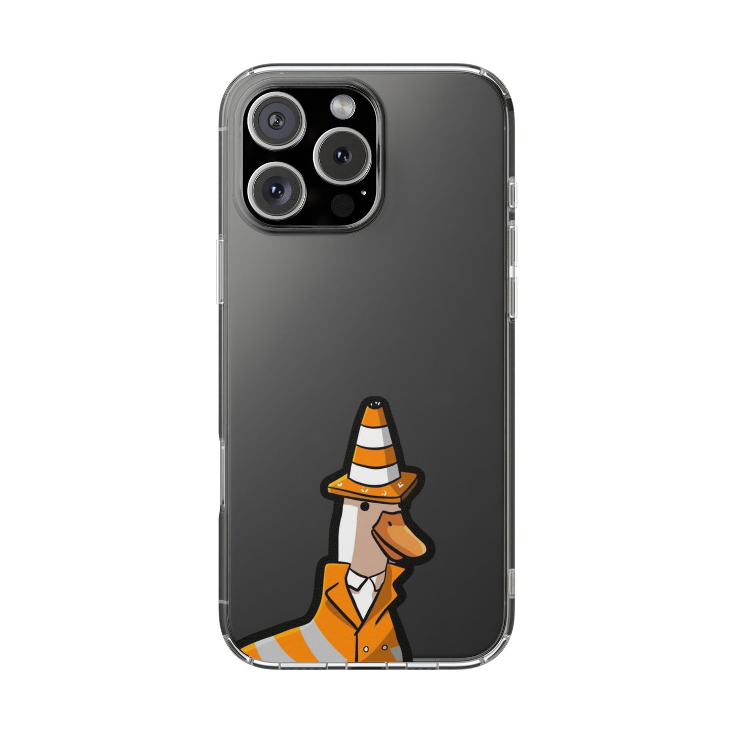 SAFE DUCK - Clear Phone Case