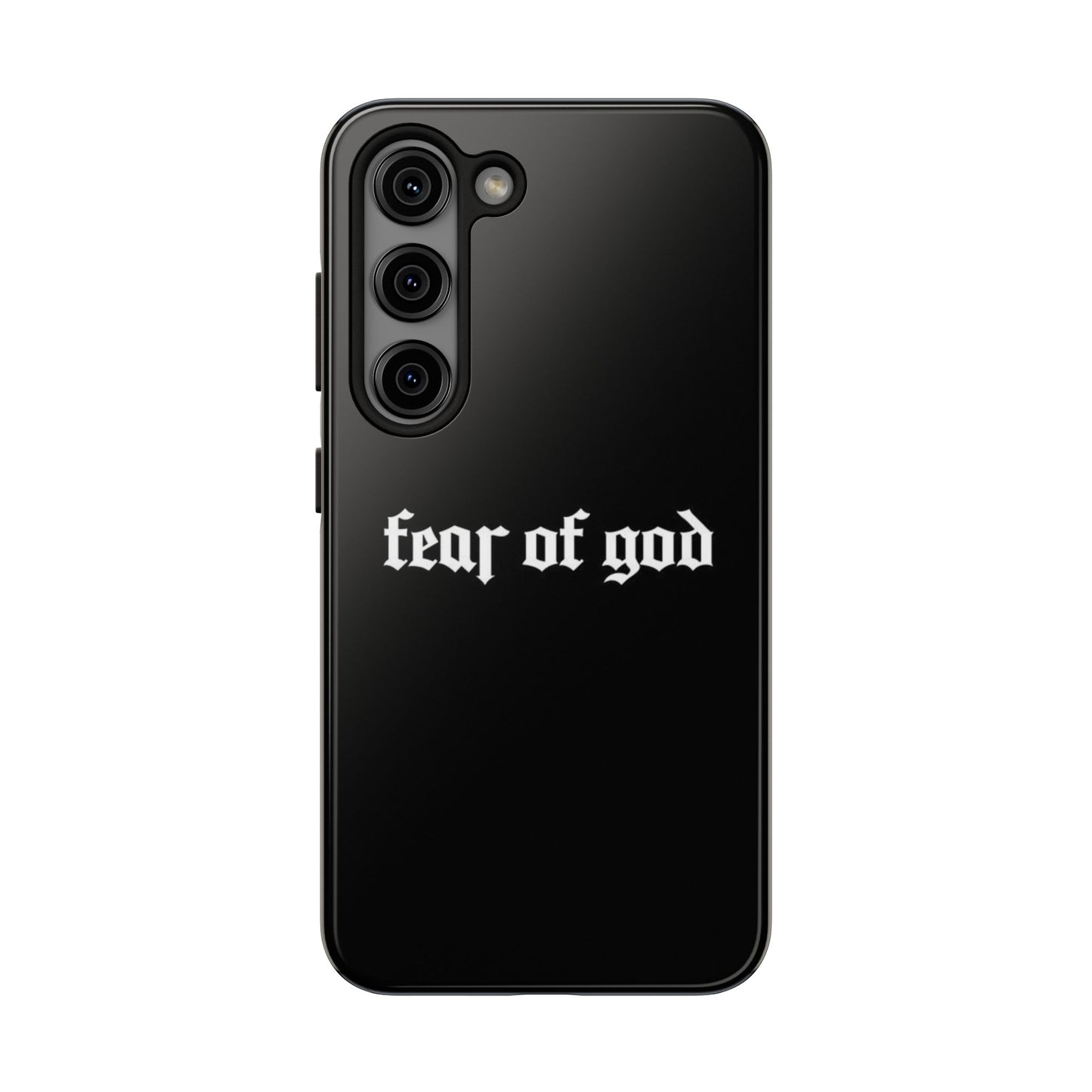 BLACK - Tough Phone Case