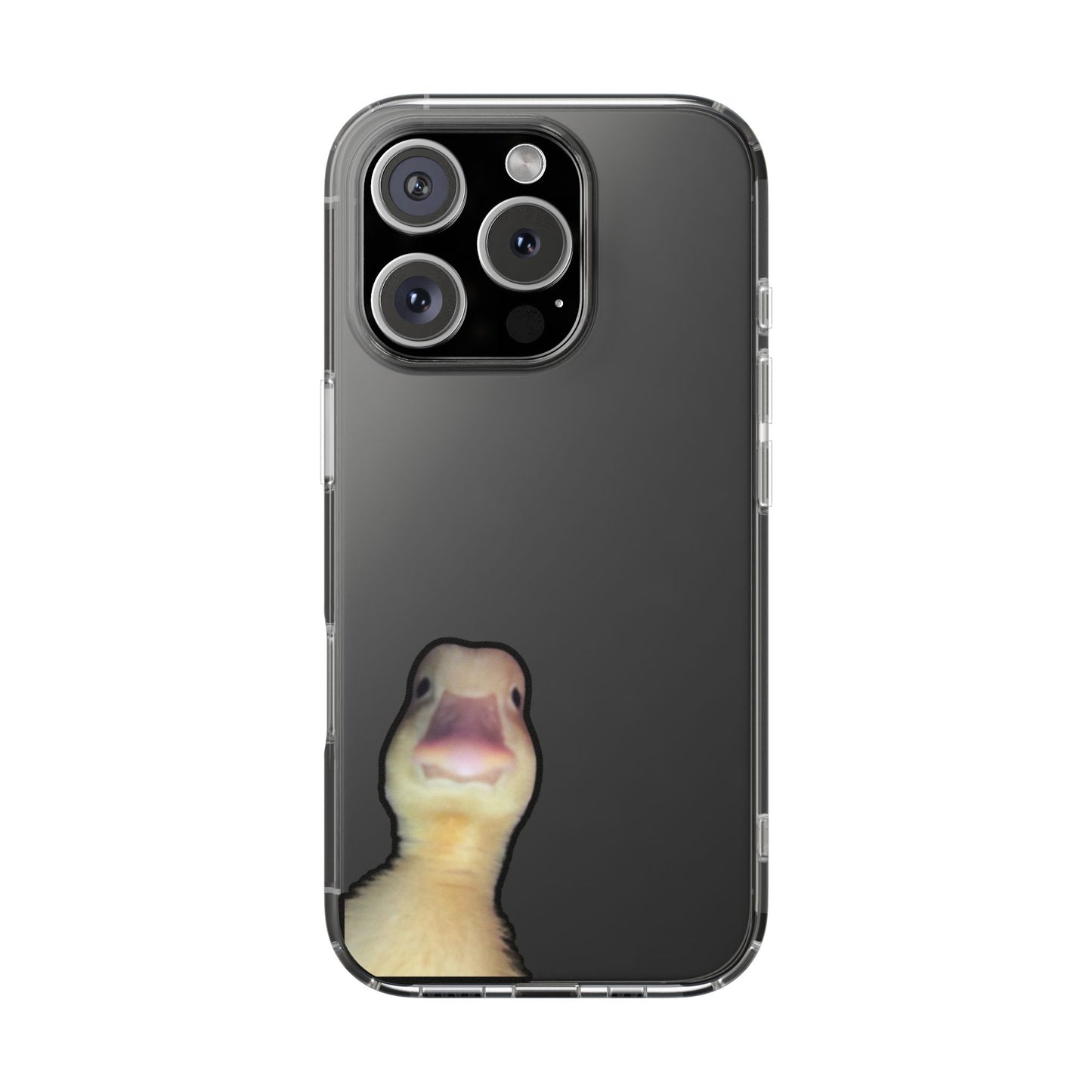 STRAIGHT Duck - Clear Phone Case