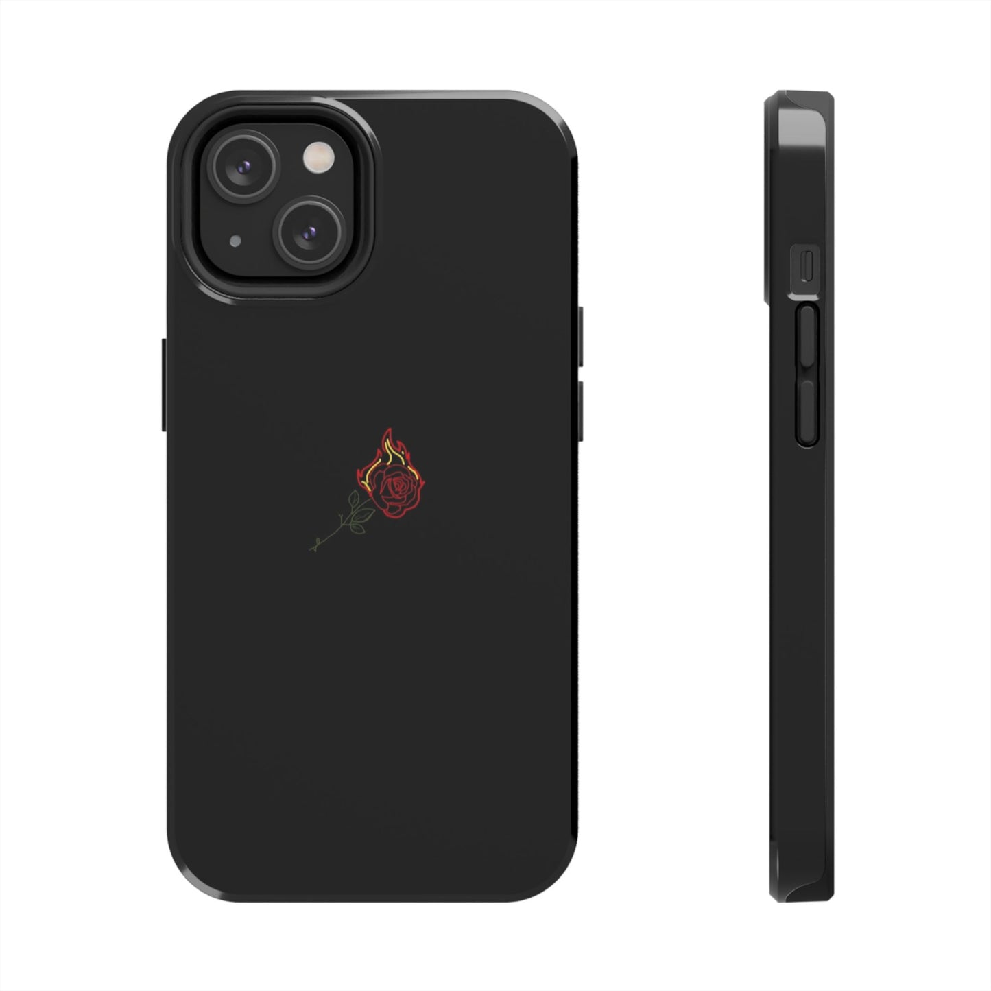 BLACK - Tough Phone Case