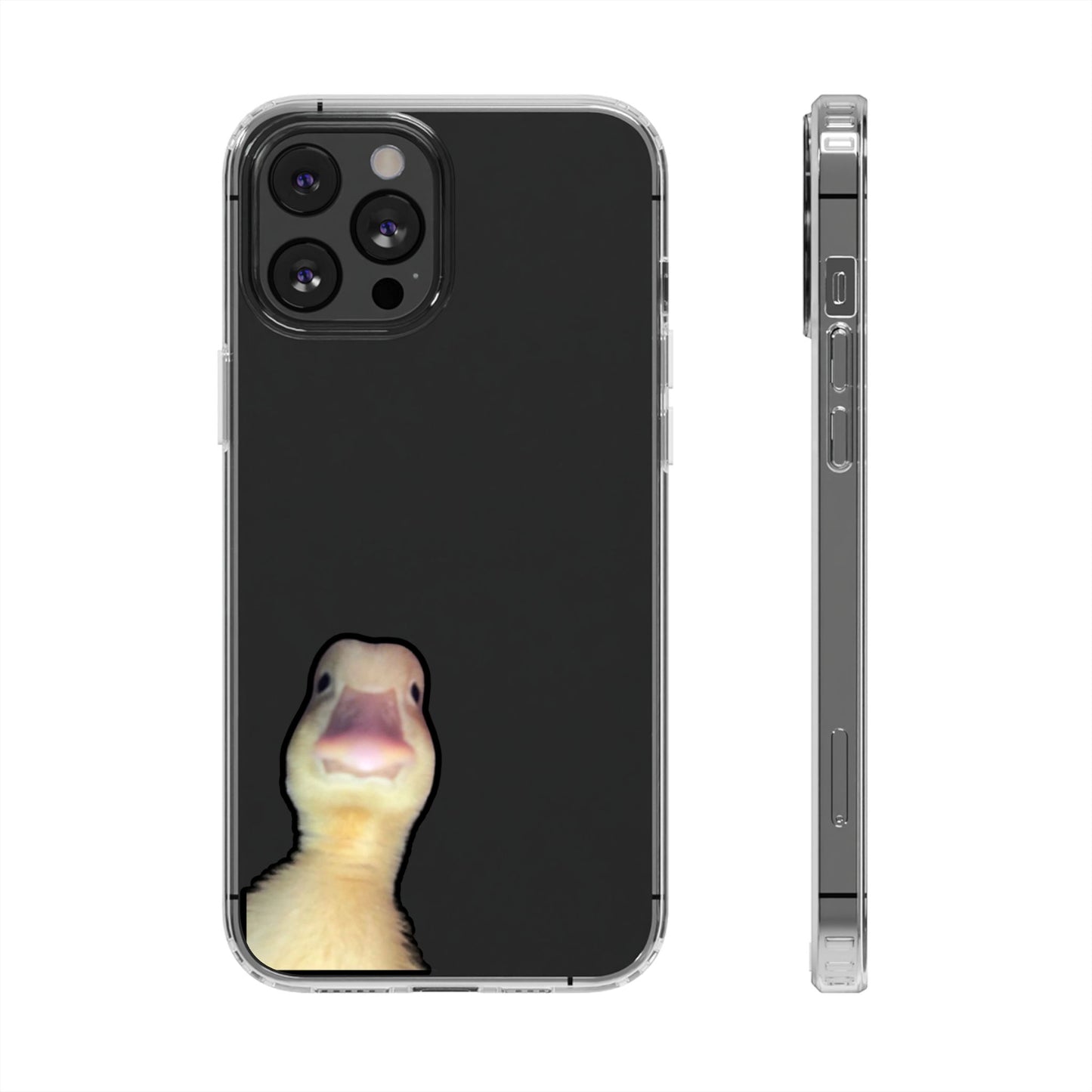 STRAIGHT Duck - Clear Phone Case