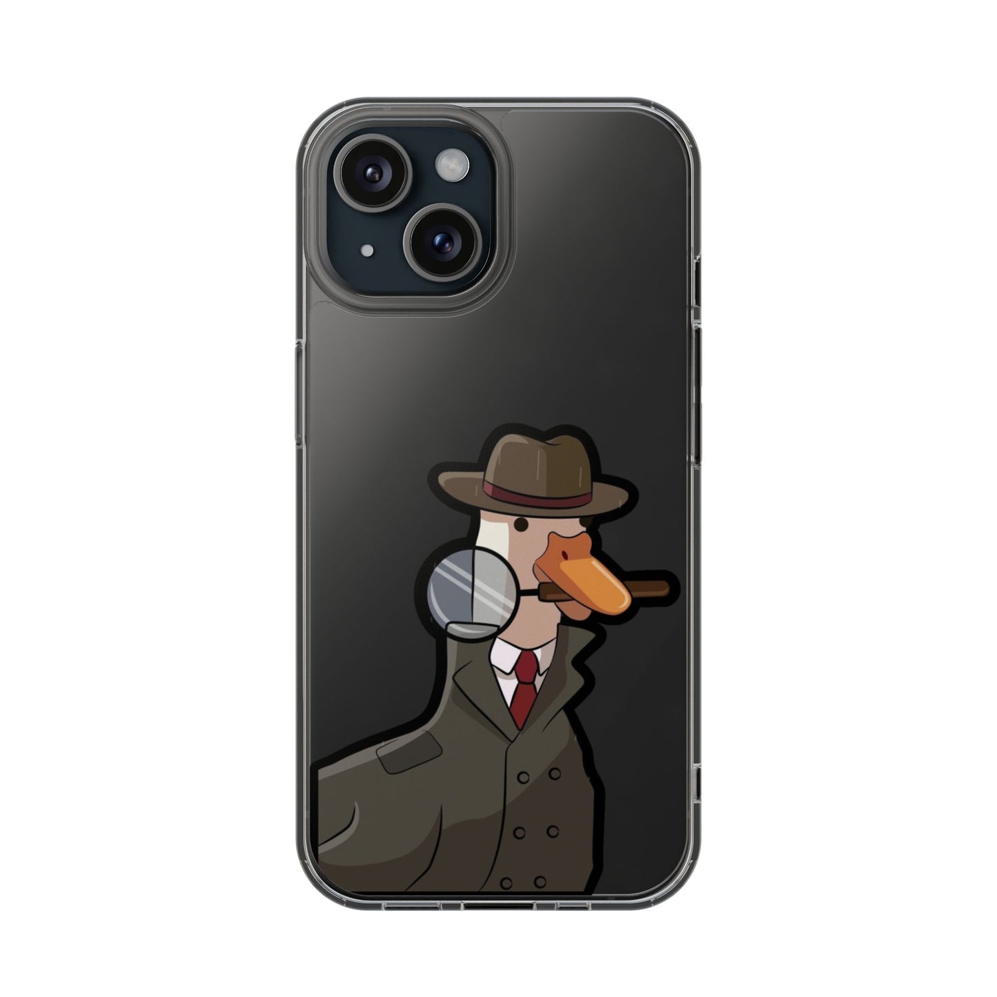 SPY Duck - Clear Phone Case