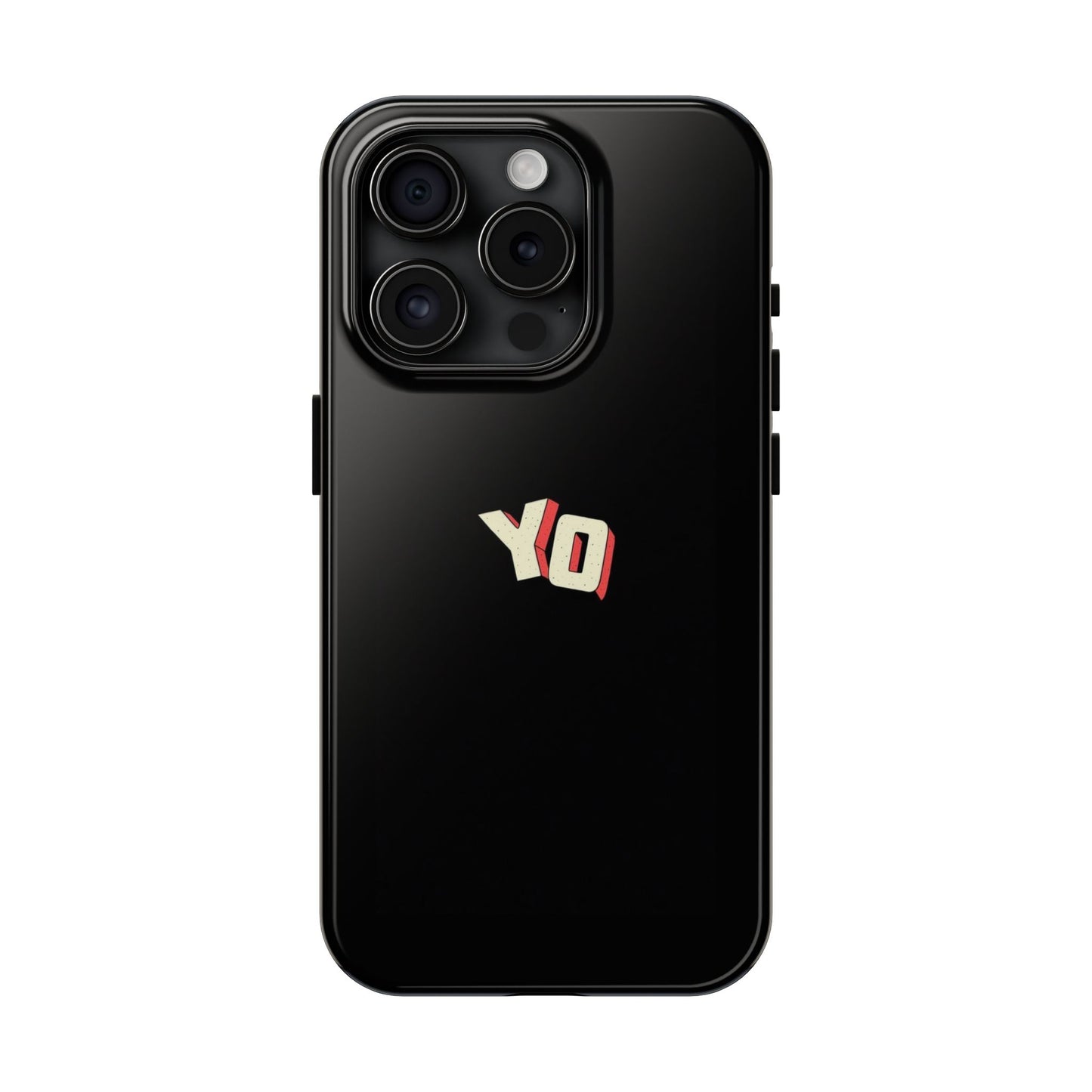 BLACK - Tough Phone Case