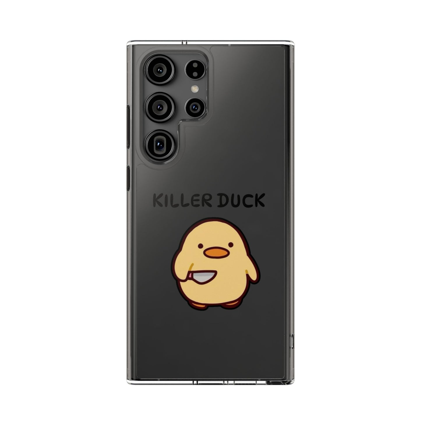 Killer Duck - Clear Phone Case