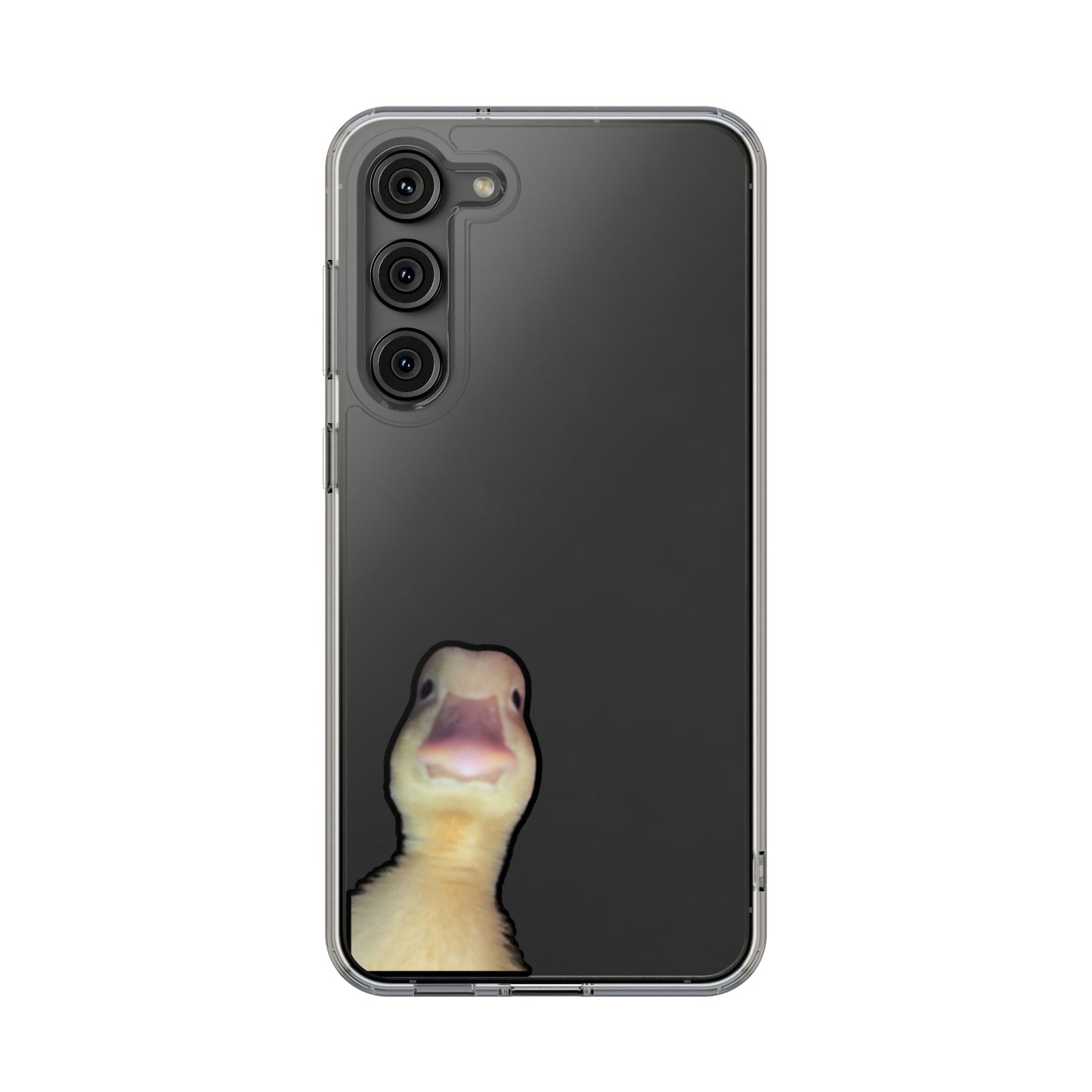 STRAIGHT Duck - Clear Phone Case
