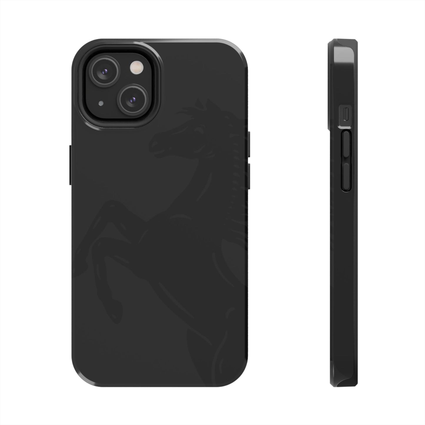 BLACK - Tough Phone Case