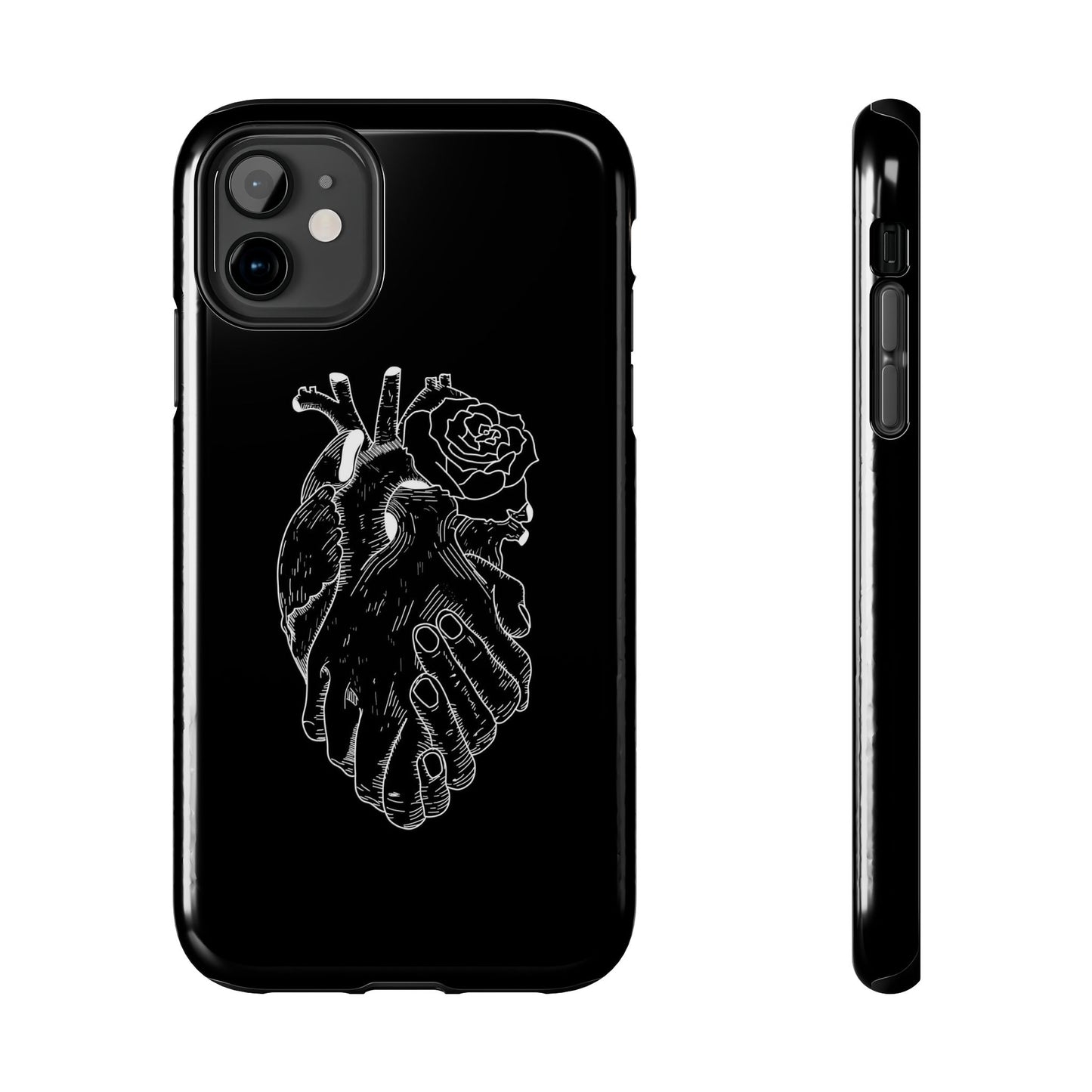 BLACK - Tough Phone Case