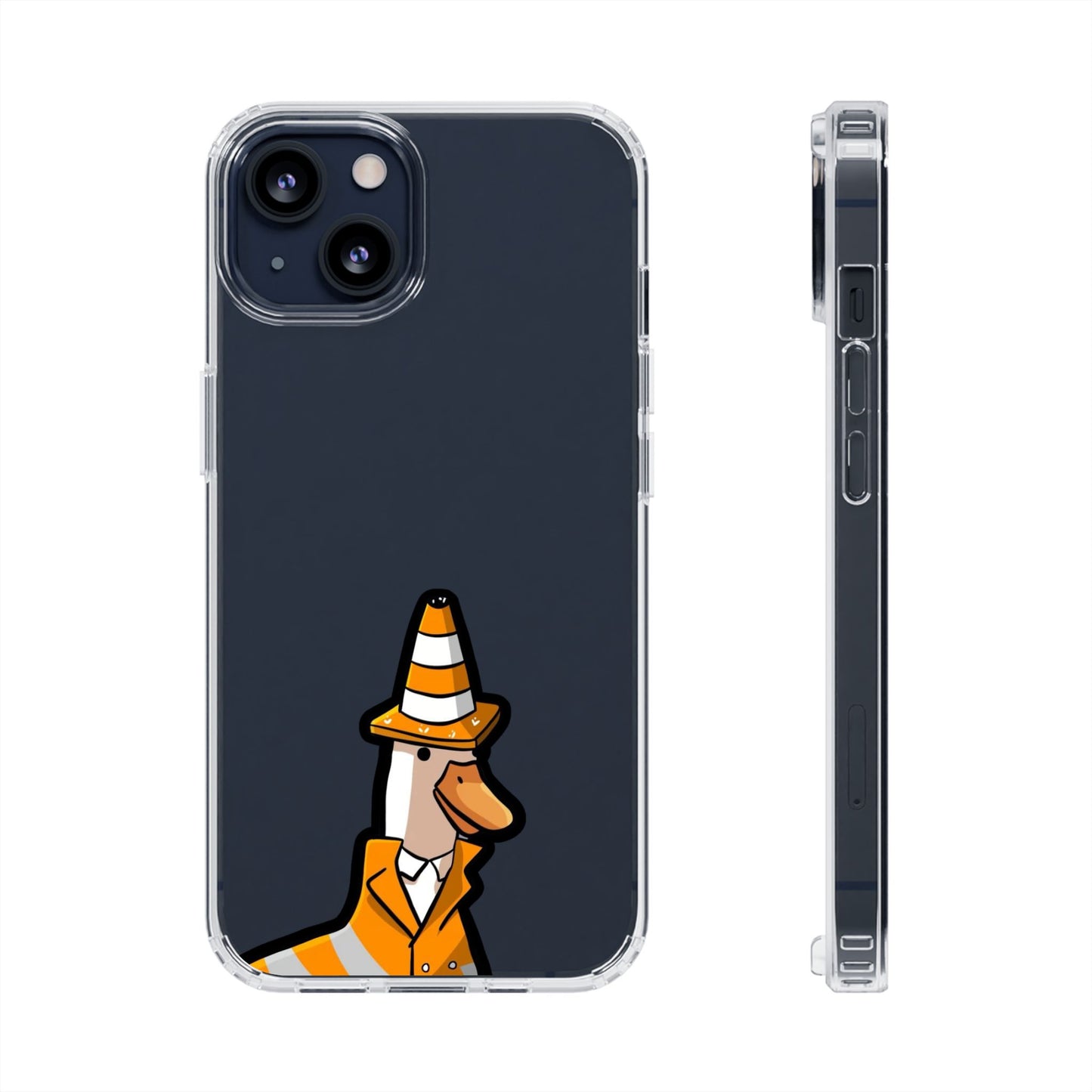 SAFE DUCK - Clear Phone Case