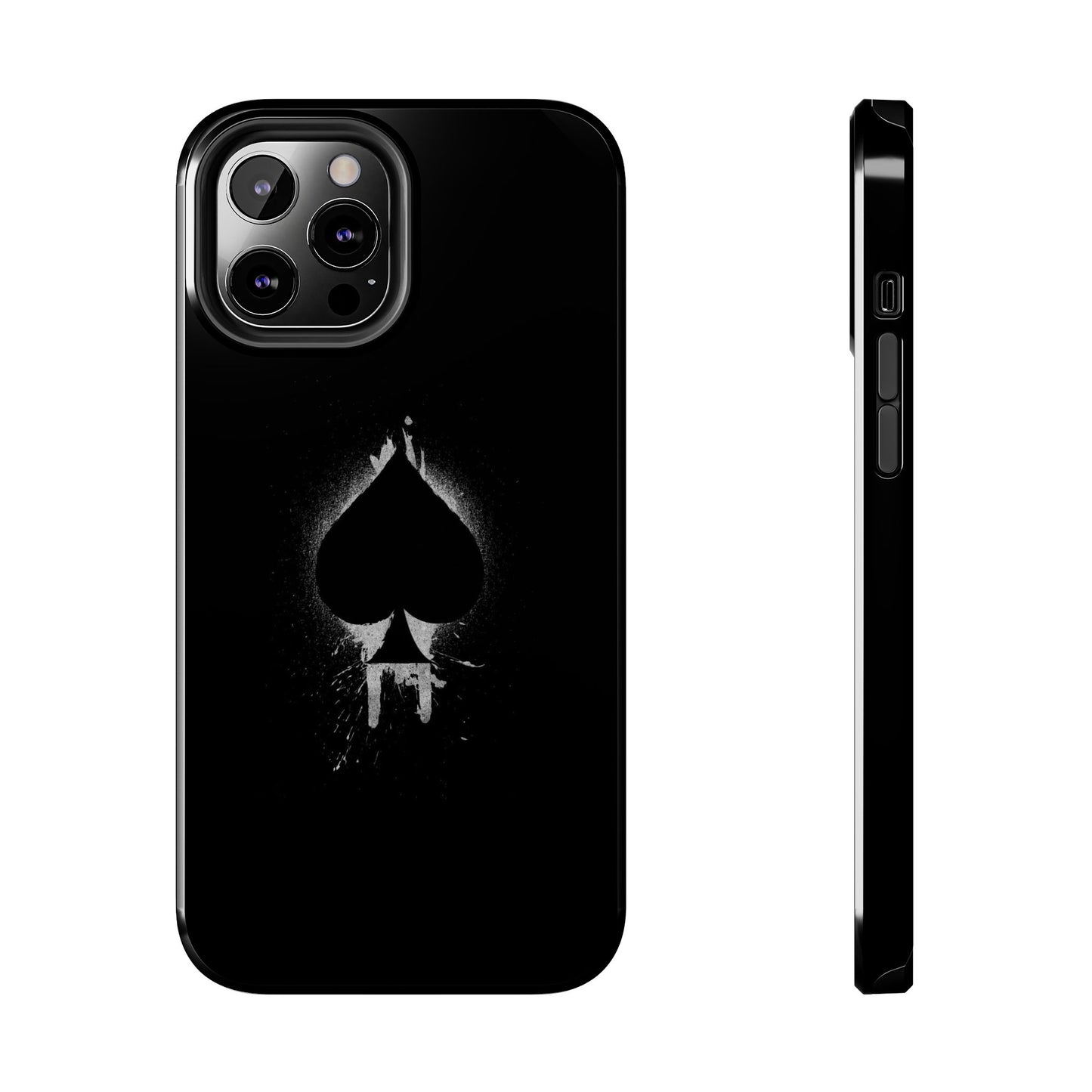 BLACK - Tough Phone Case