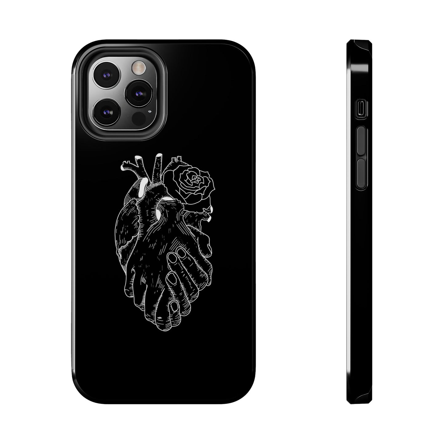BLACK - Tough Phone Case