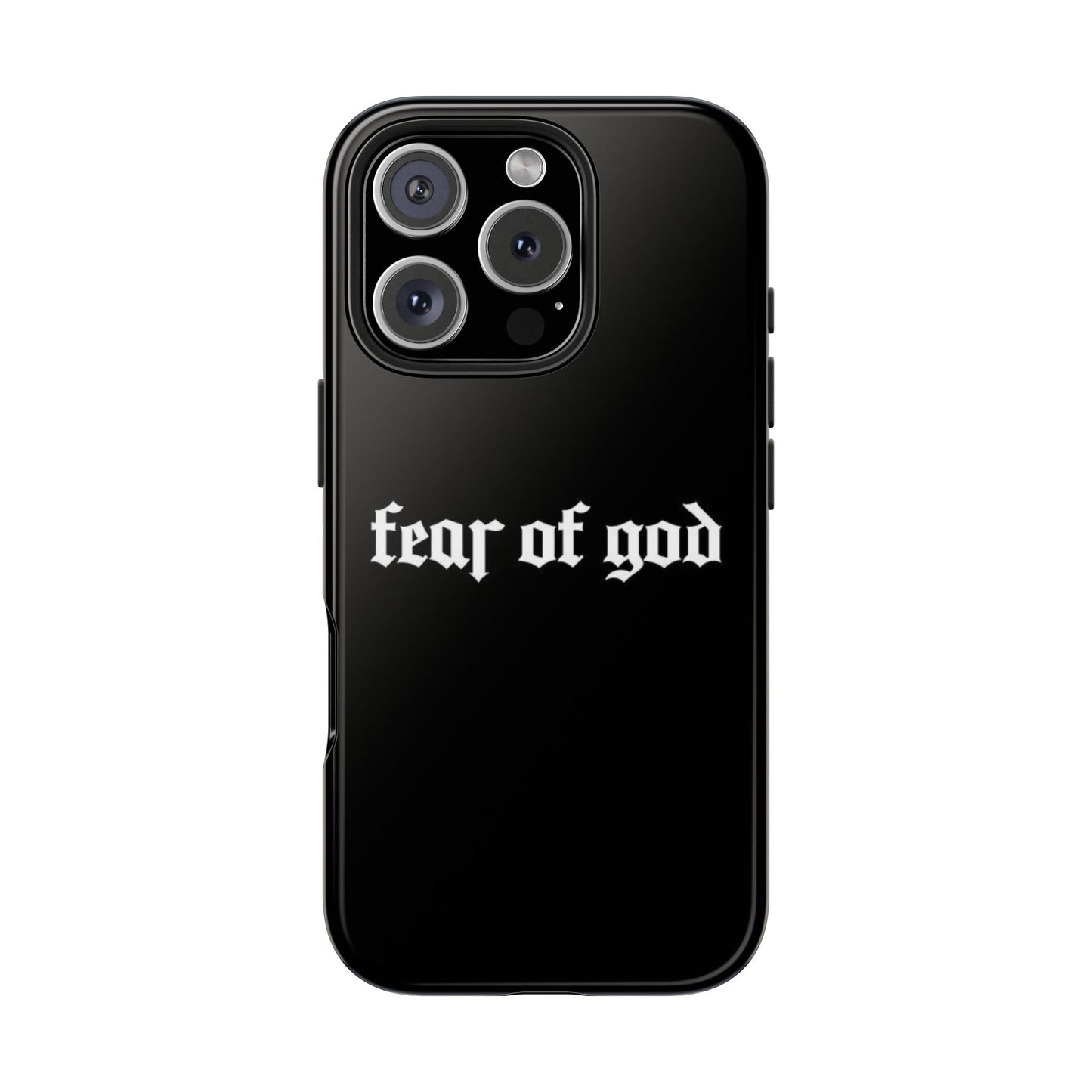 BLACK - Tough Phone Case