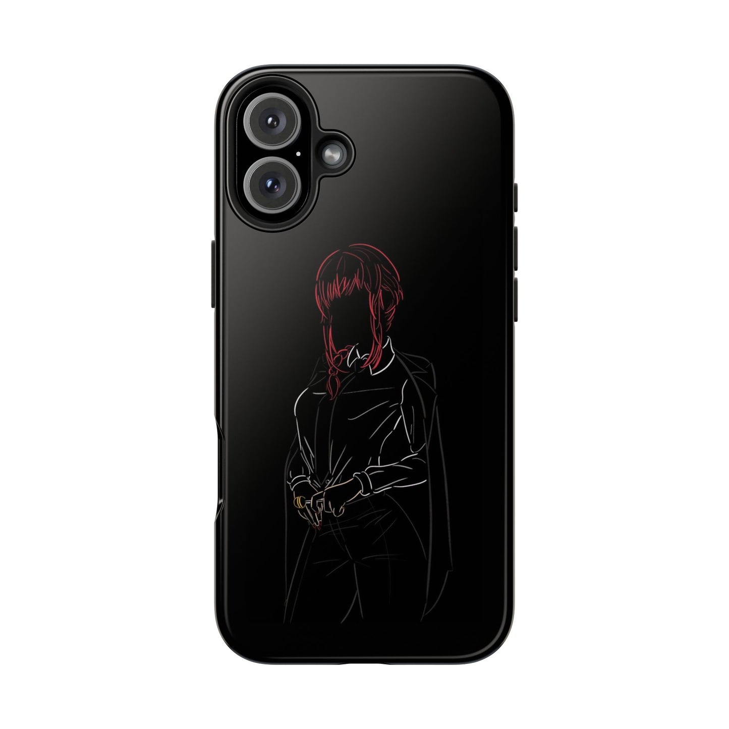 BLACK - Tough Phone Case