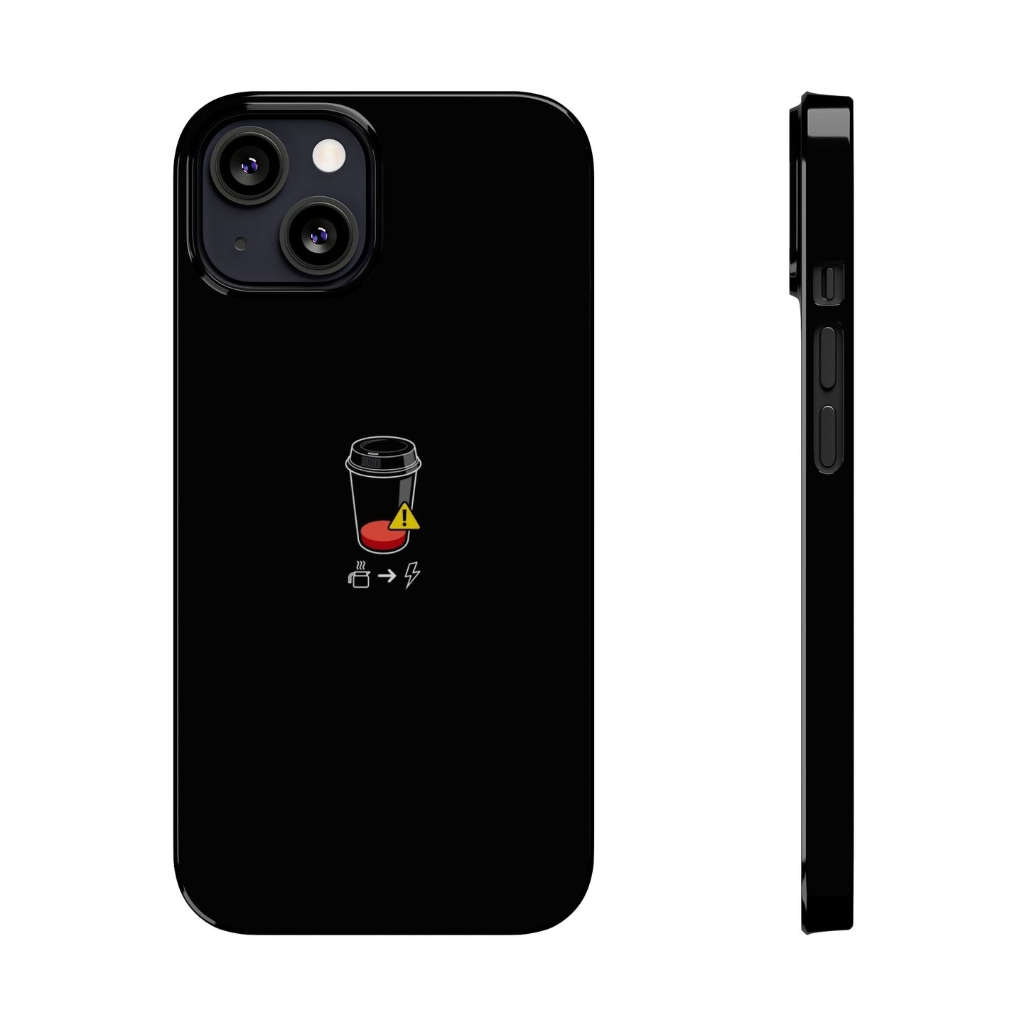 BLACK - Slim Phone Case