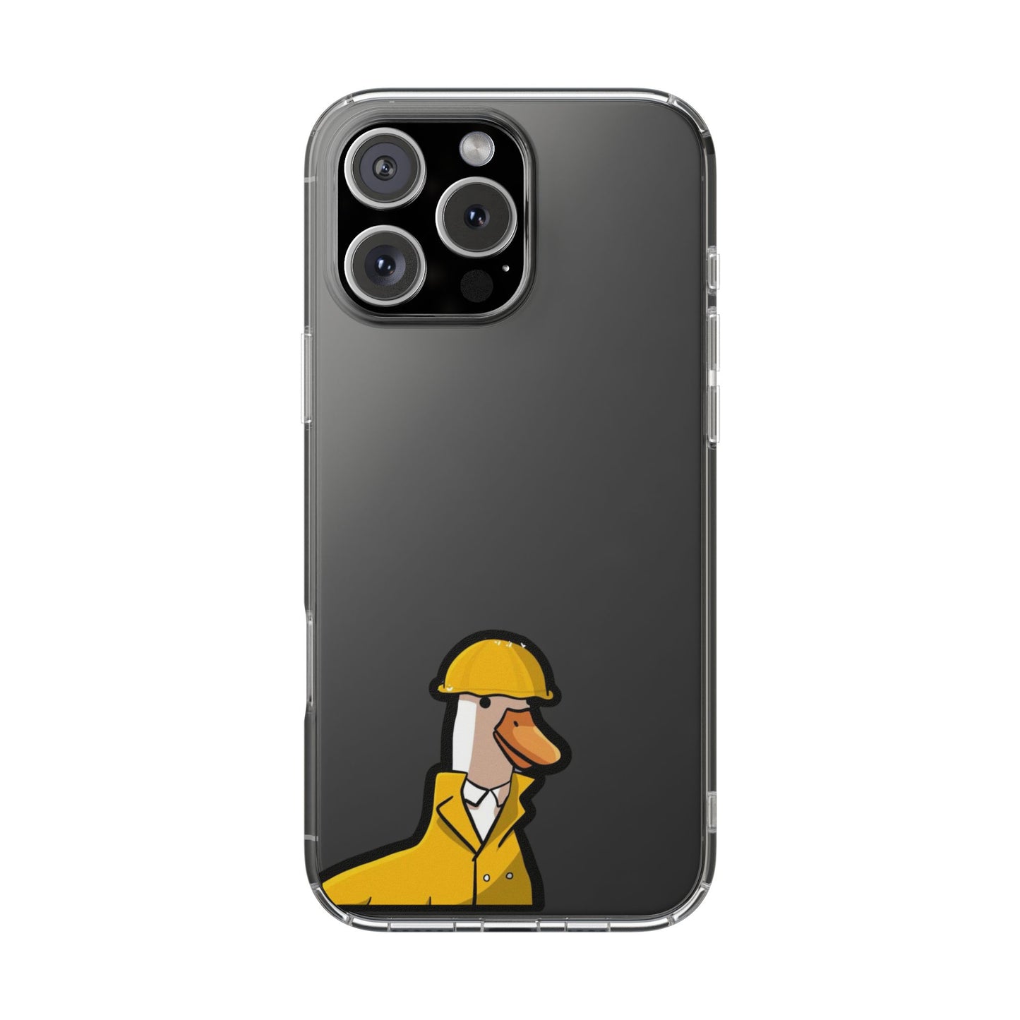 RAIN DUCK - Clear Phone Case