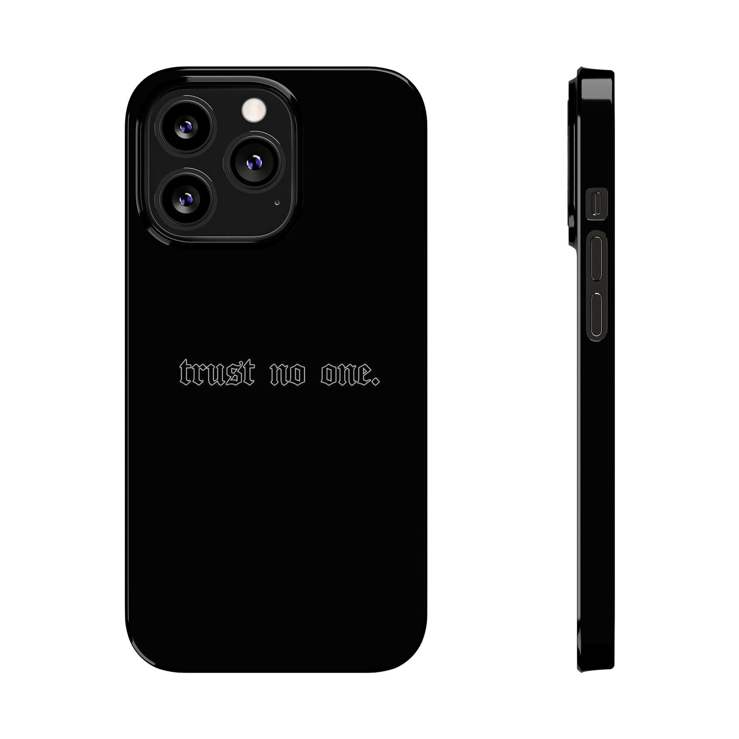 BLACK - Slim Phone Case