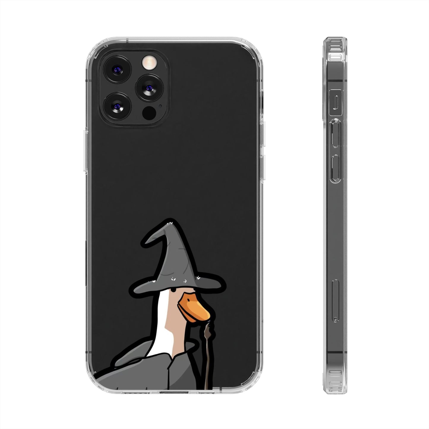 WIZARD Duck - Clear Phone Case
