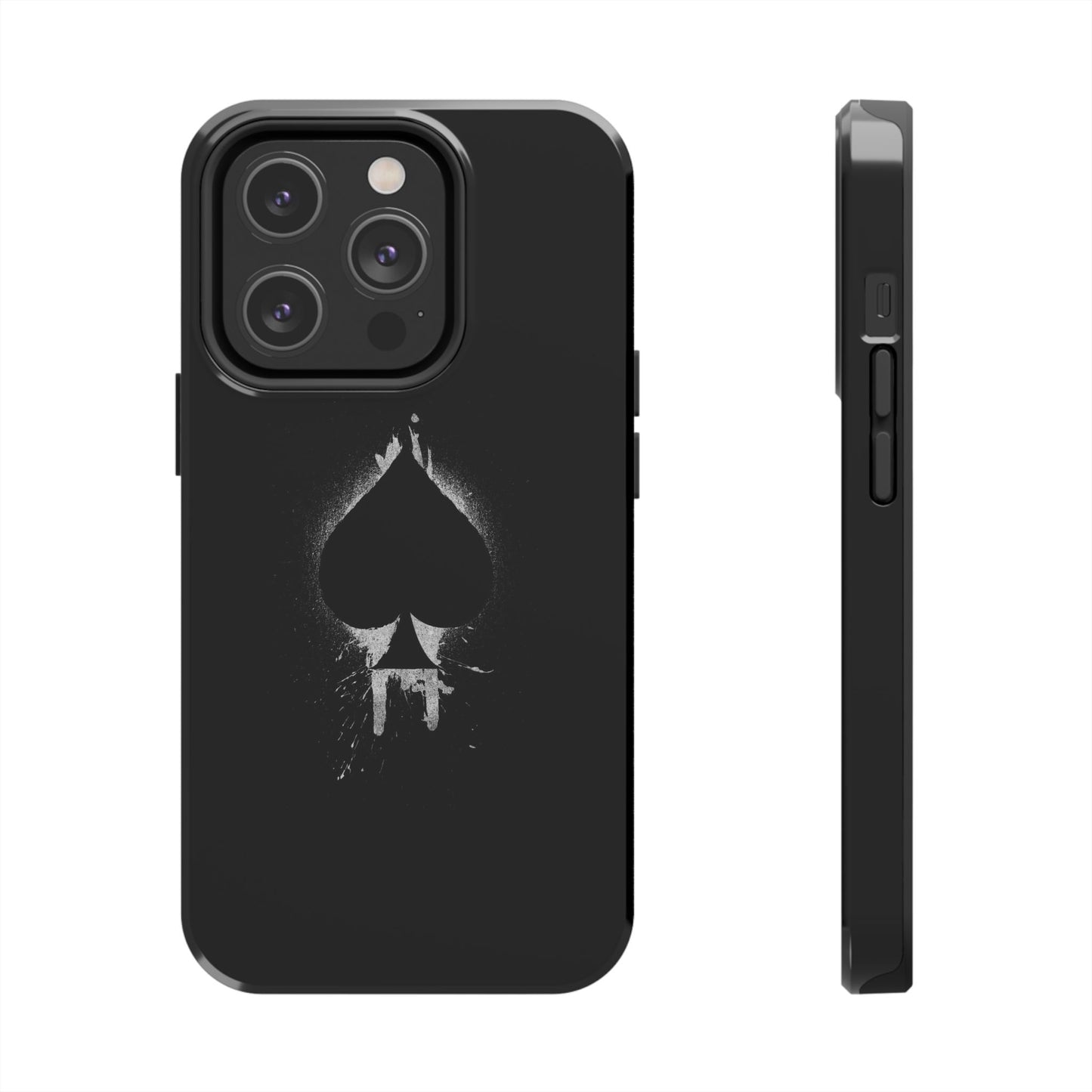 BLACK - Tough Phone Case
