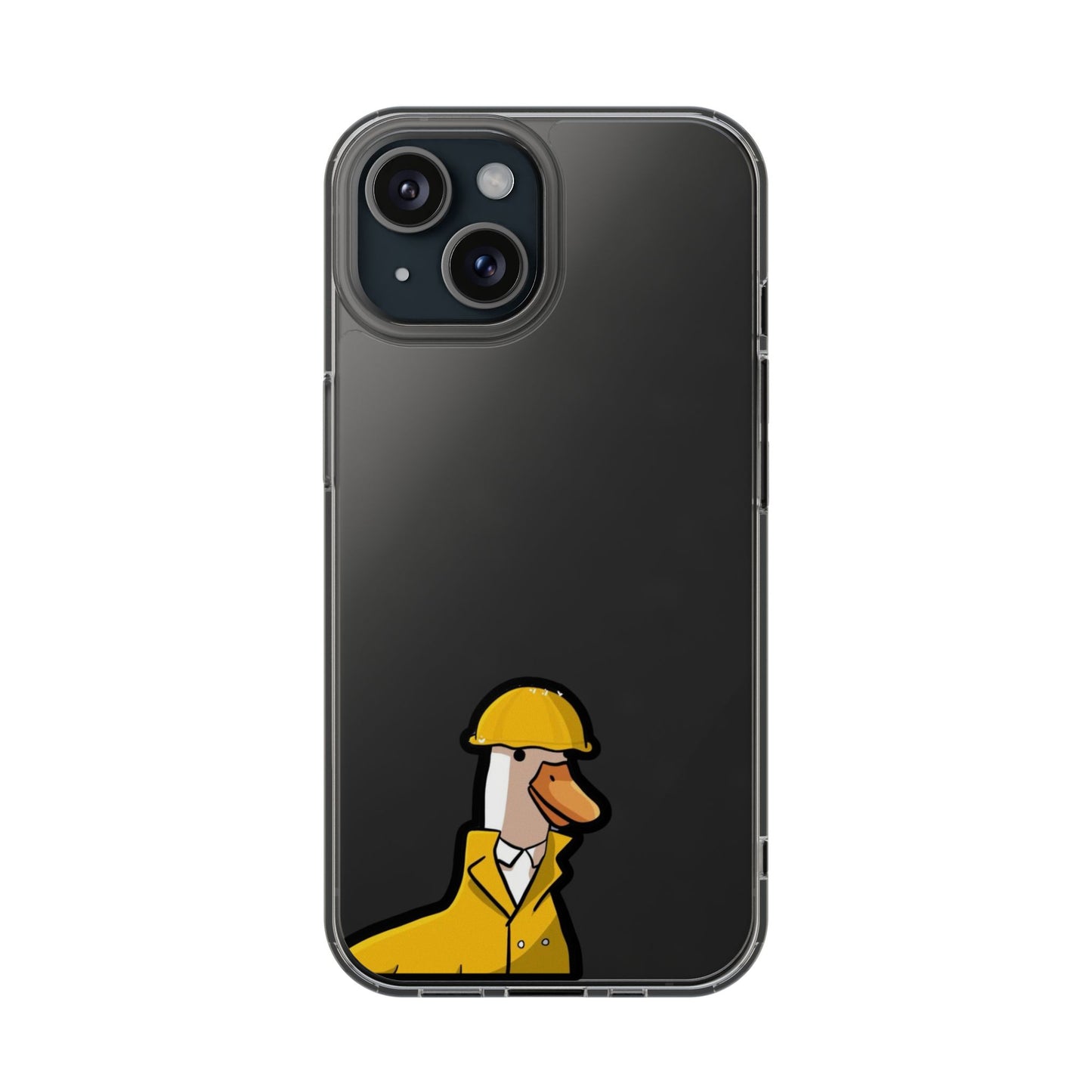 RAIN DUCK - Clear Phone Case