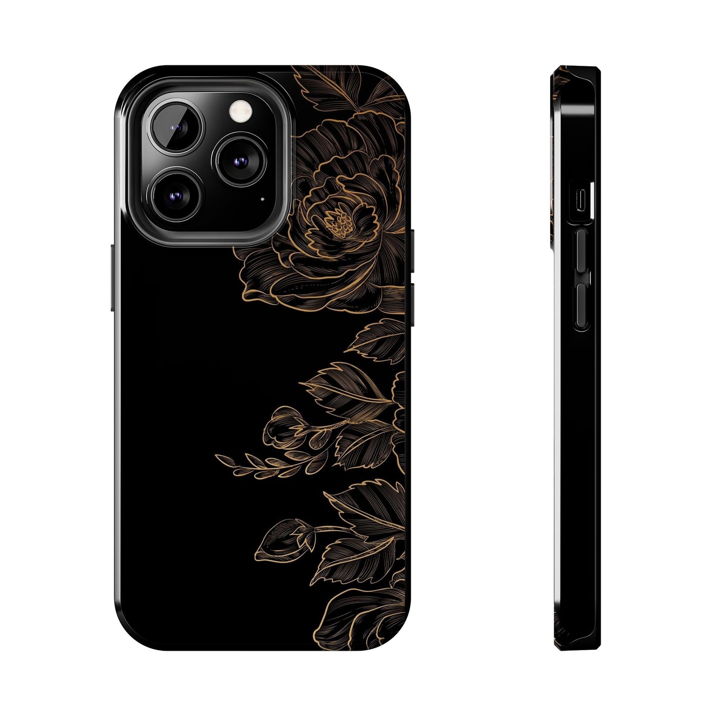 BLACK - Tough Phone Case