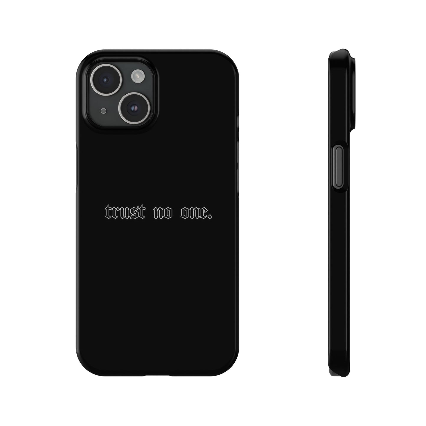 BLACK - Slim Phone Case