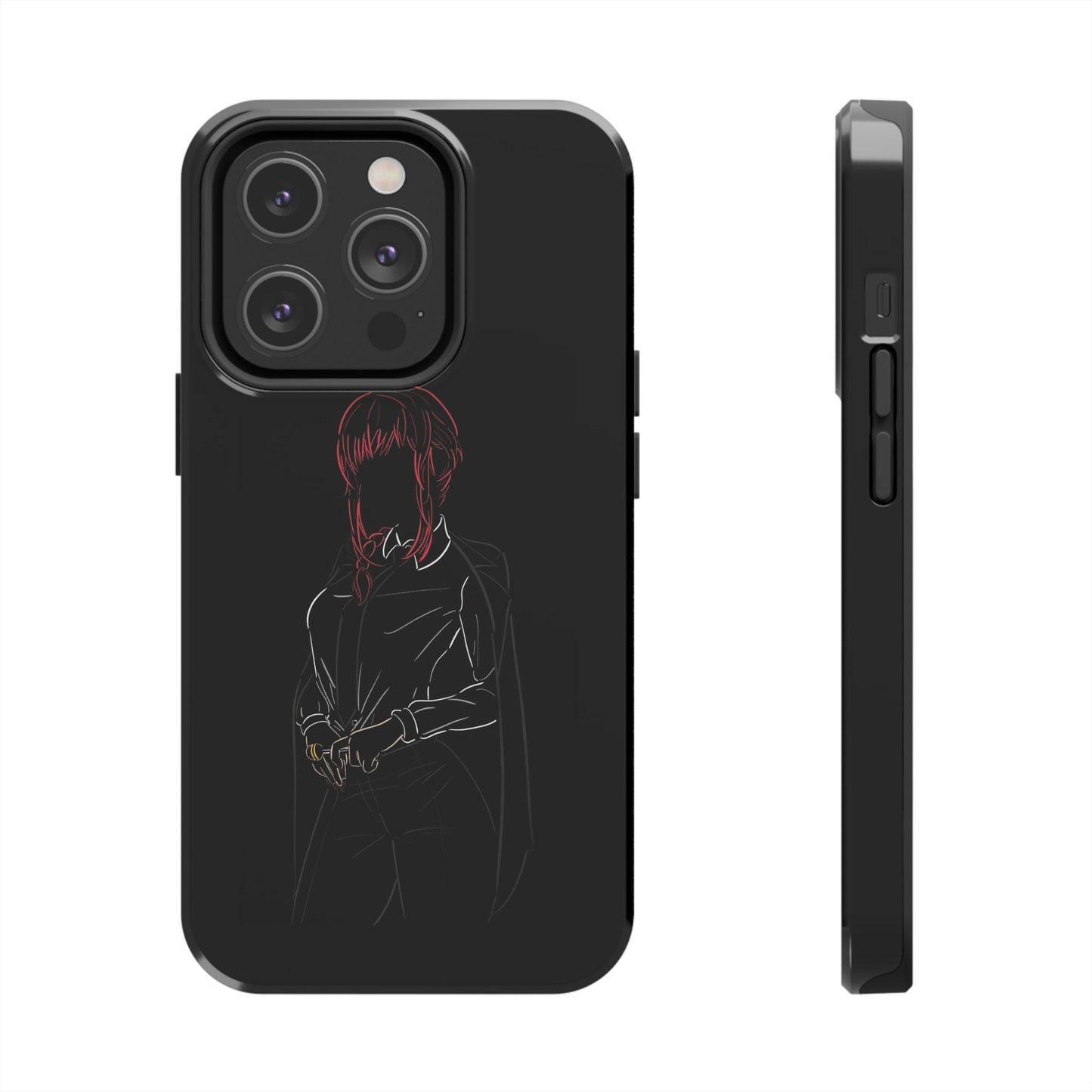 BLACK - Tough Phone Case