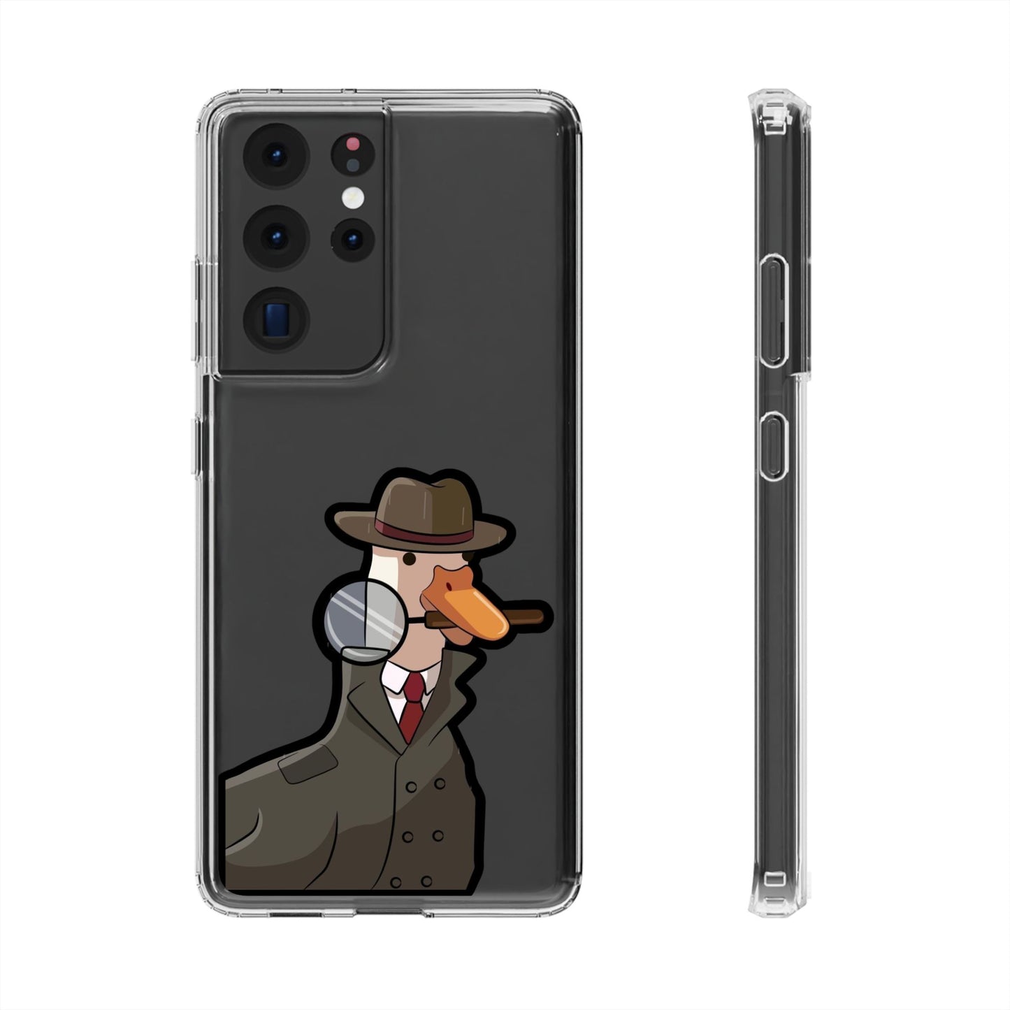 SPY Duck - Clear Phone Case