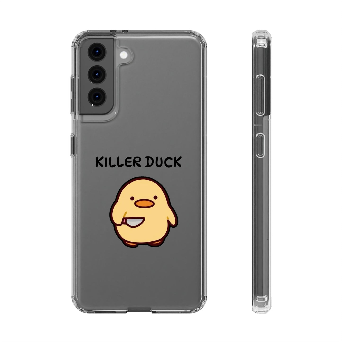Killer Duck - Clear Phone Case