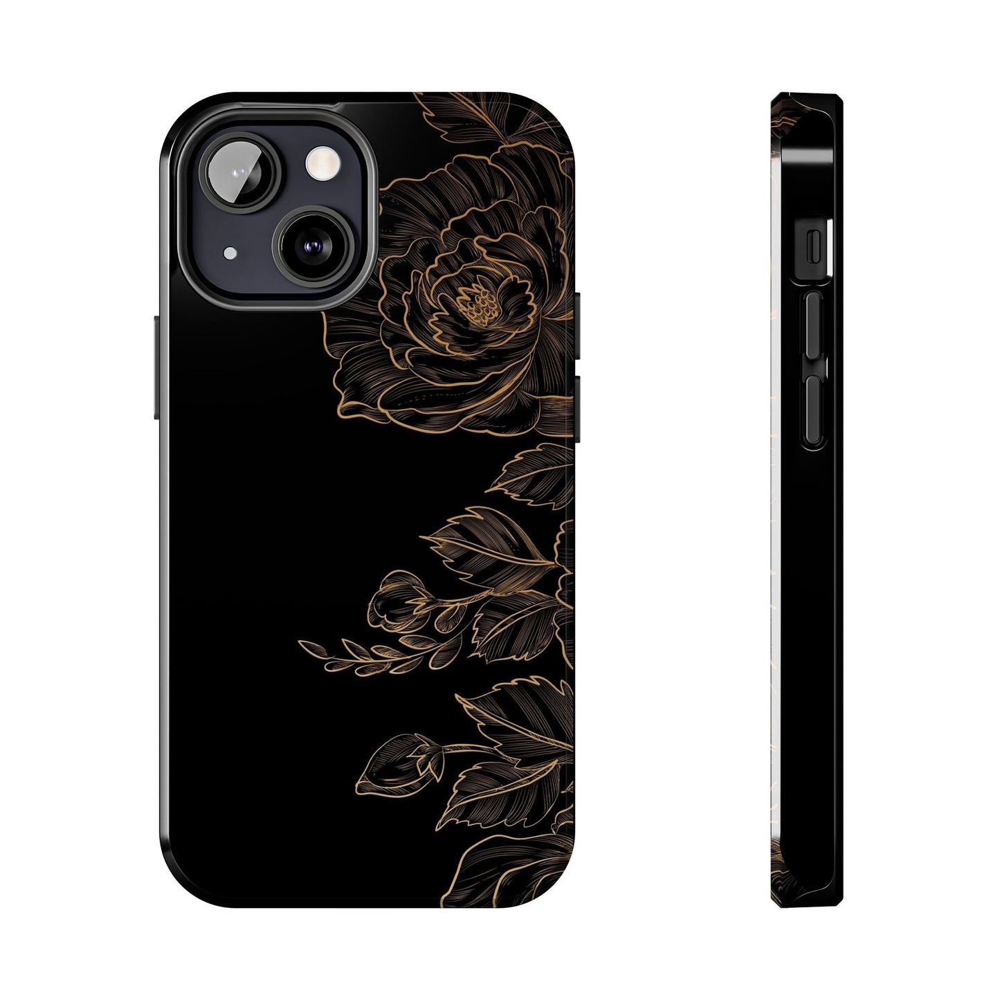 BLACK - Tough Phone Case