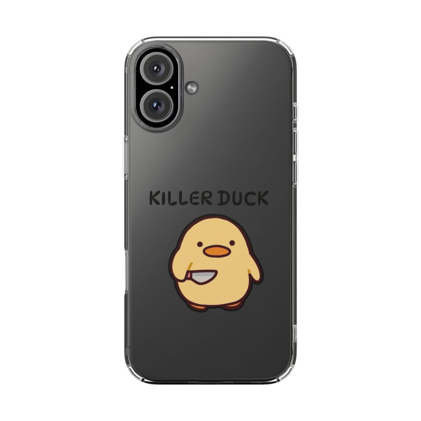 Killer Duck - Clear Phone Case