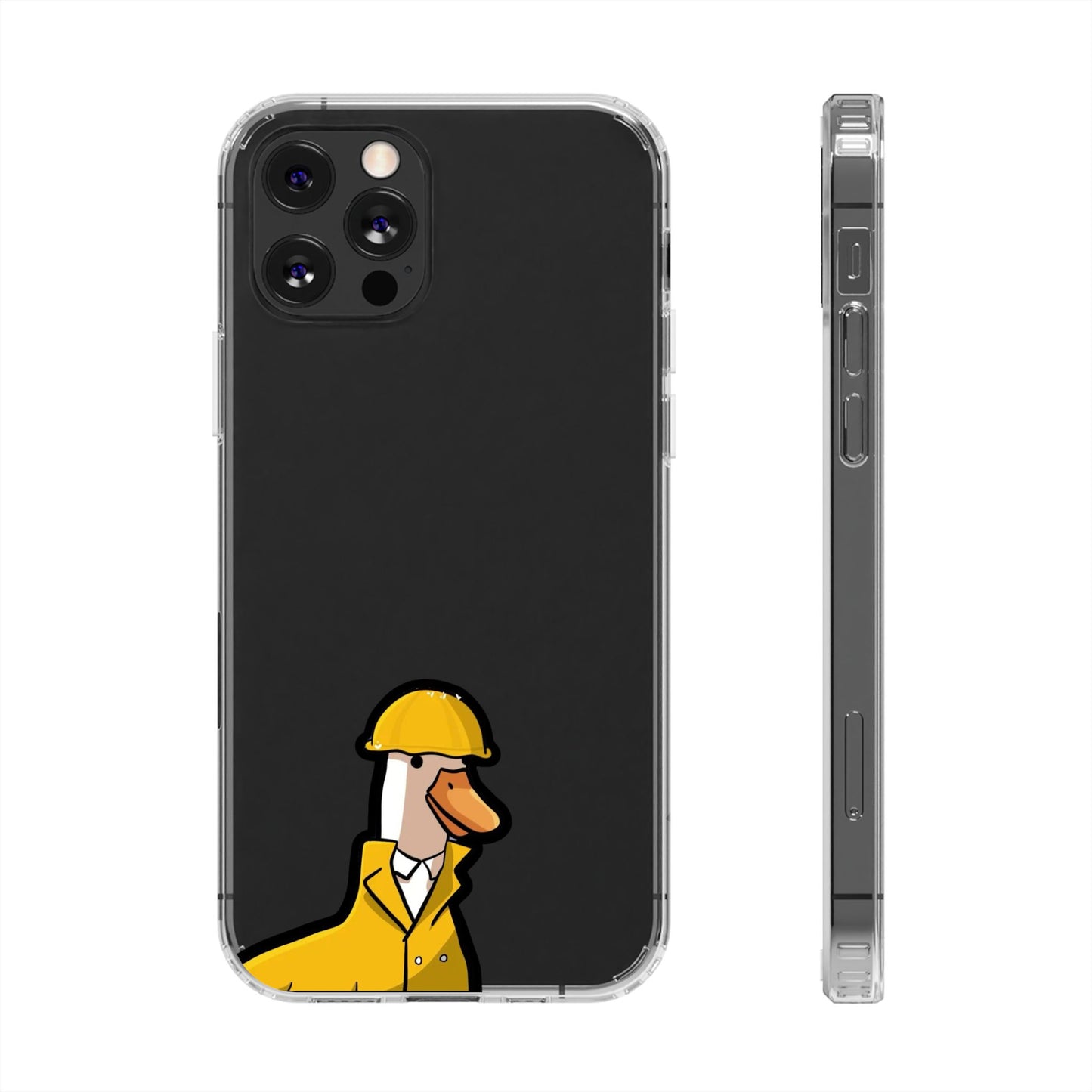 RAIN DUCK - Clear Phone Case