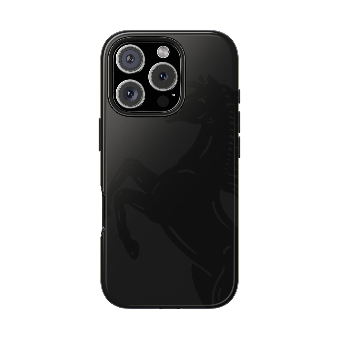 BLACK - Tough Phone Case