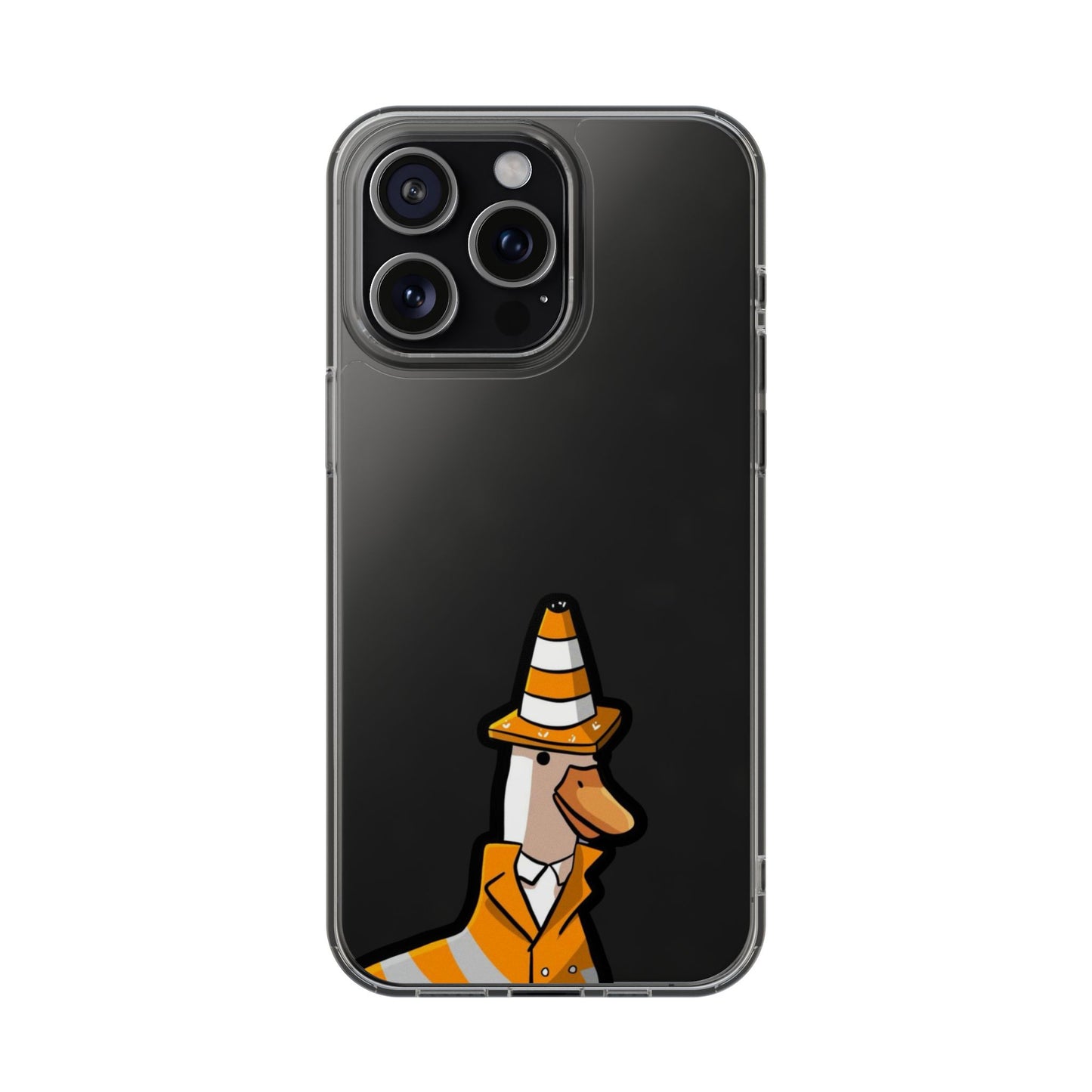 SAFE DUCK - Clear Phone Case