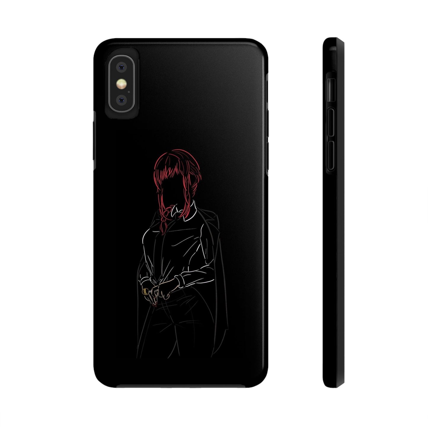 BLACK - Tough Phone Case