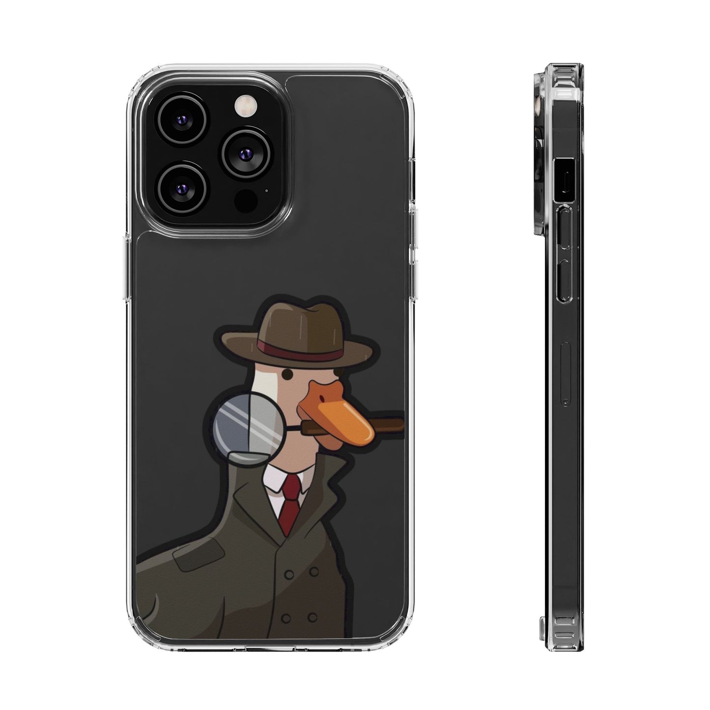 SPY Duck - Clear Phone Case