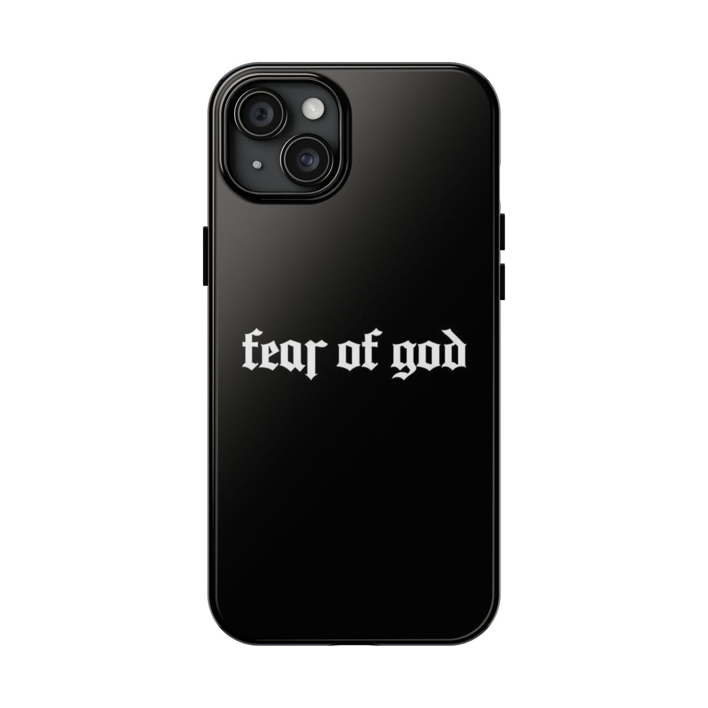 BLACK - Tough Phone Case