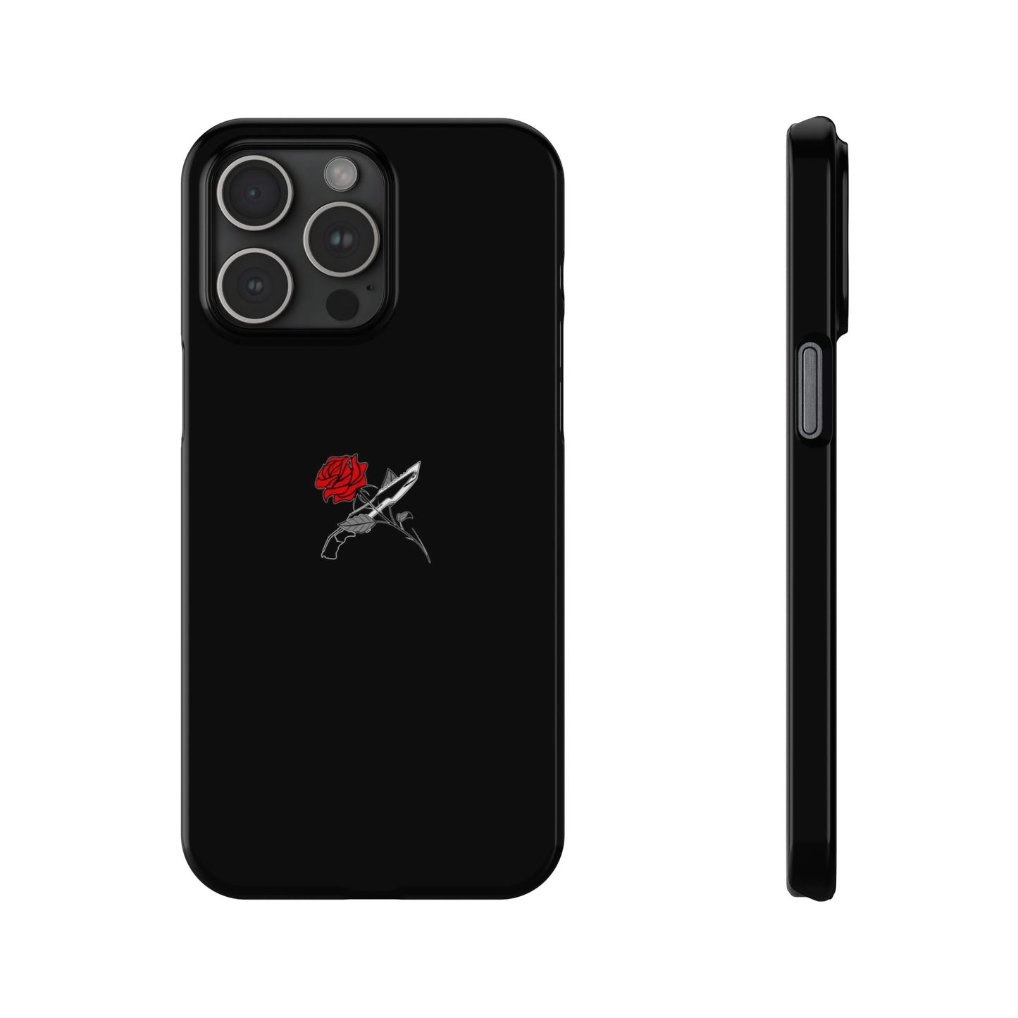 BLACK - Slim Phone Case