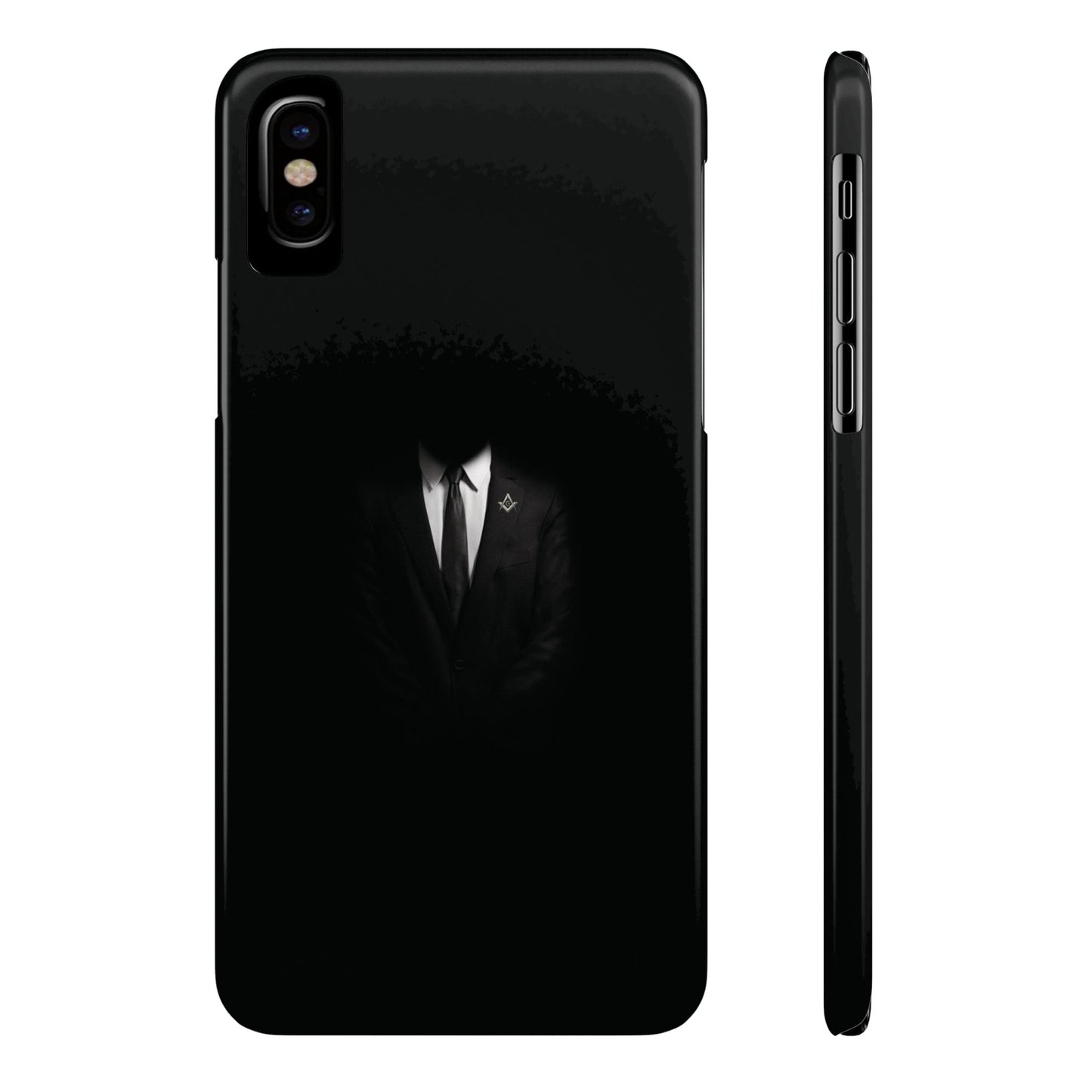 BLACK - Slim Phone Case