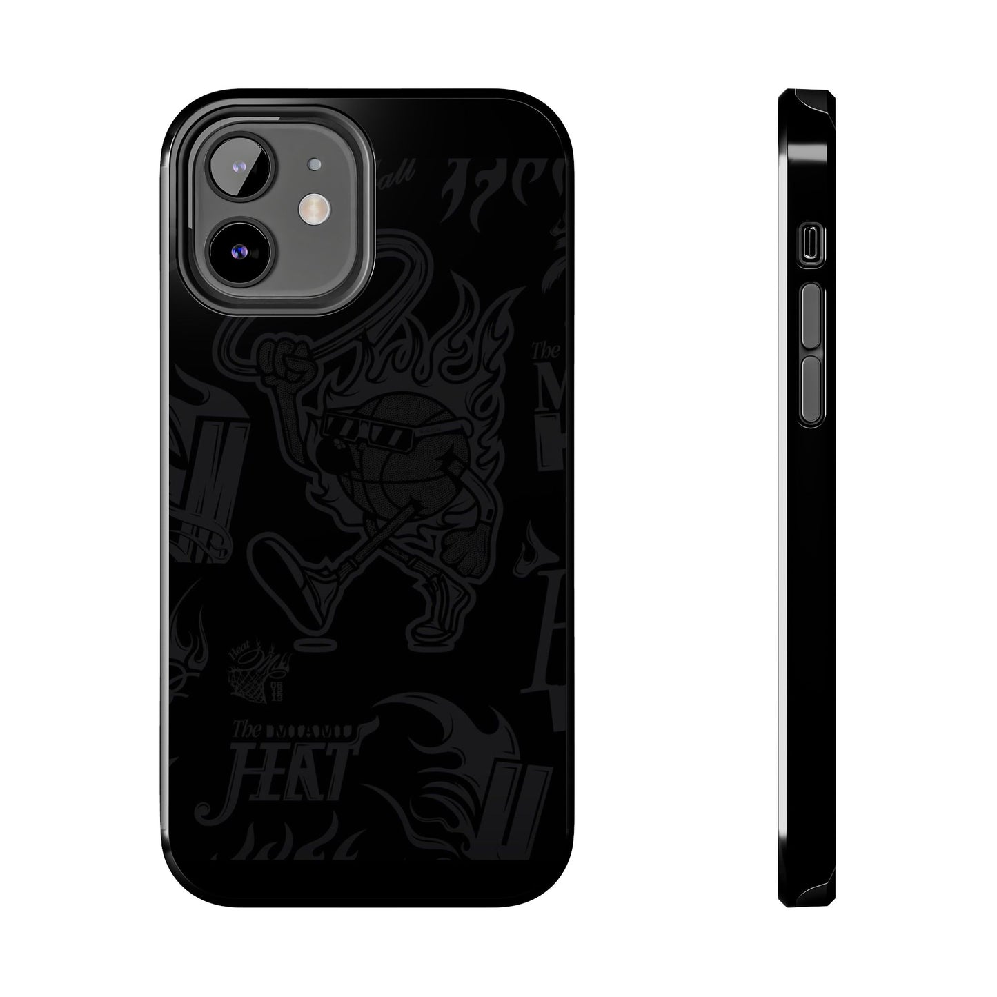 BLACK - Tough Phone Case