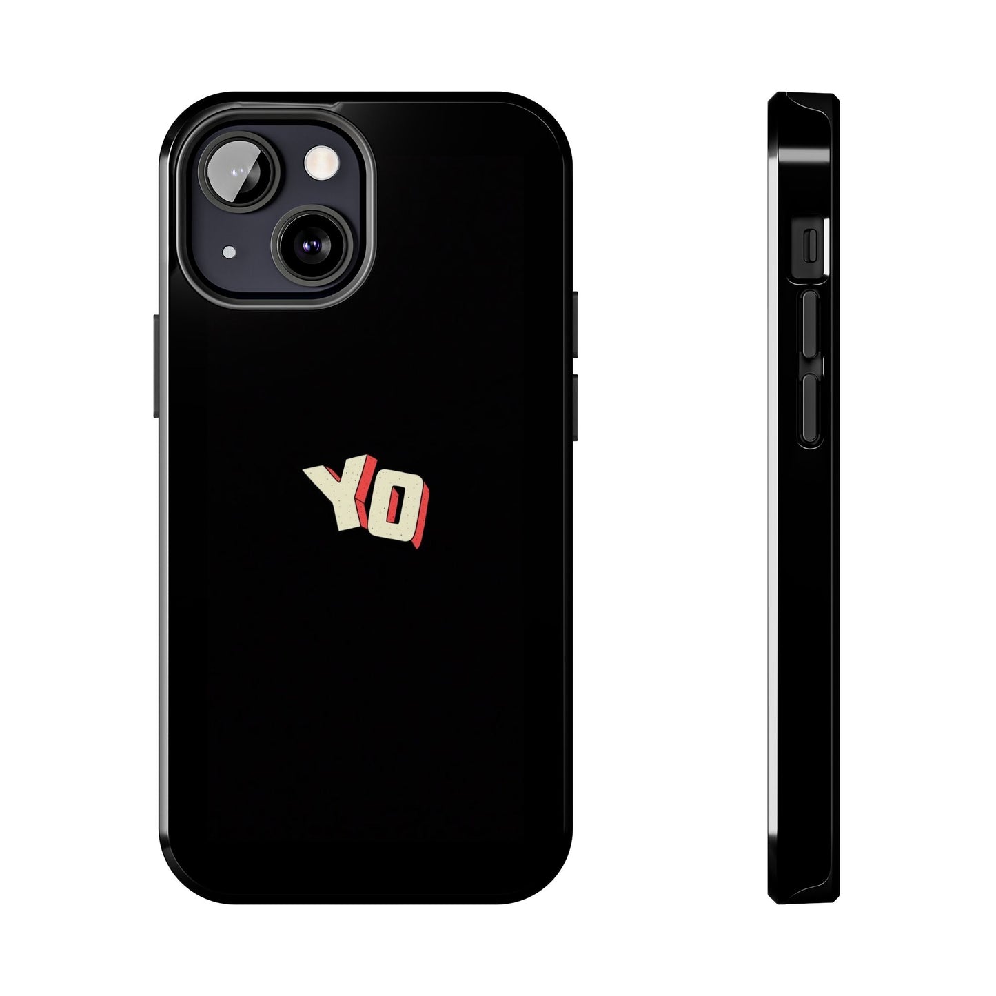 BLACK - Tough Phone Case