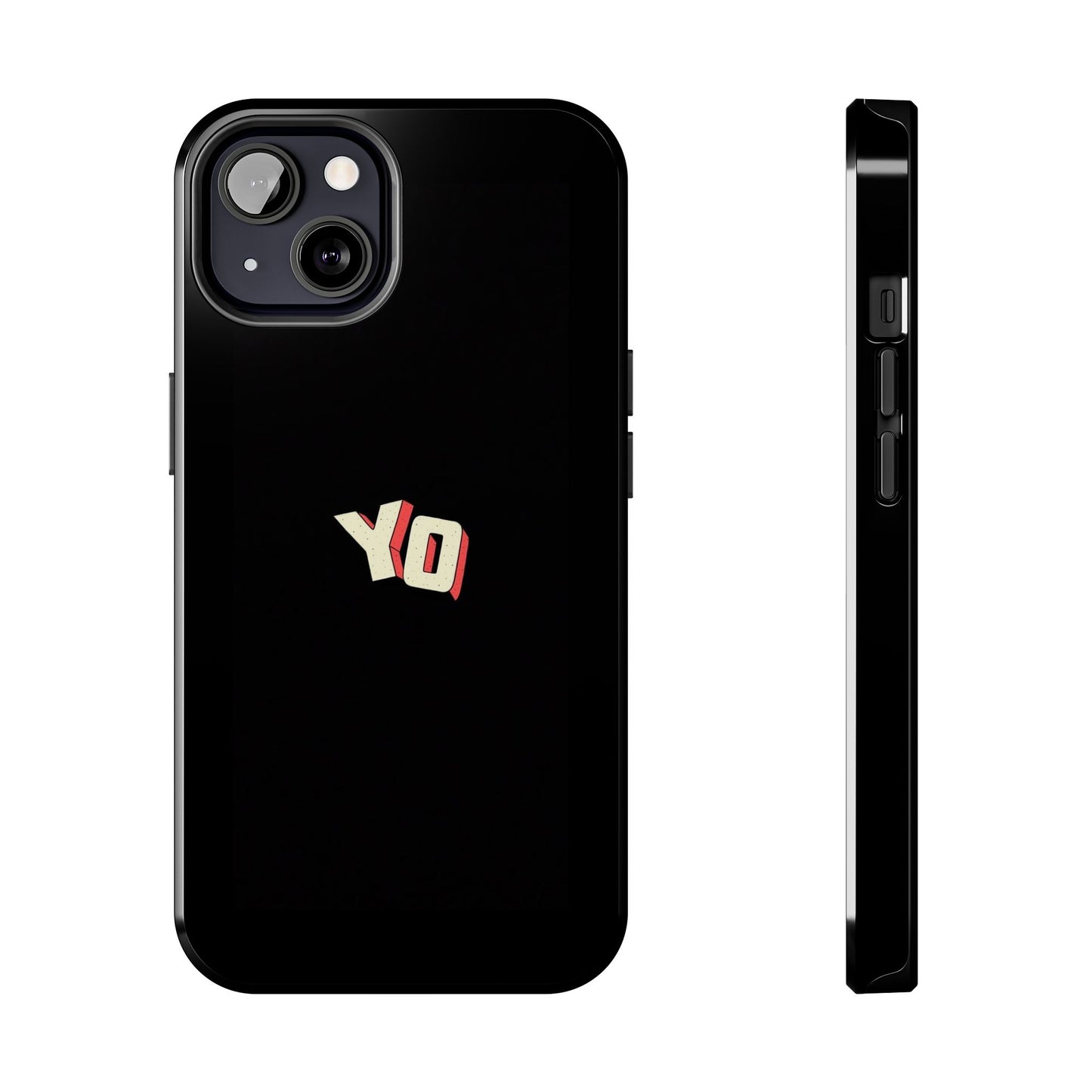 BLACK - Tough Phone Case