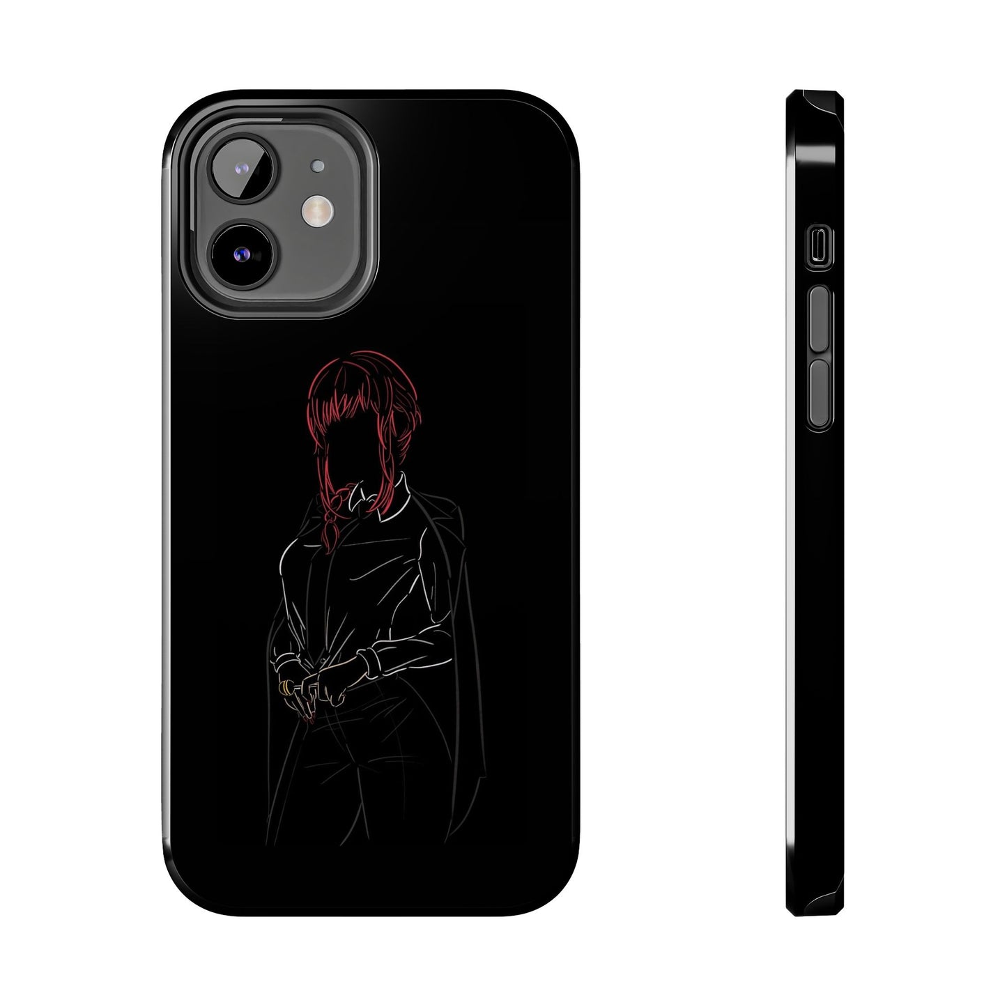 BLACK - Tough Phone Case