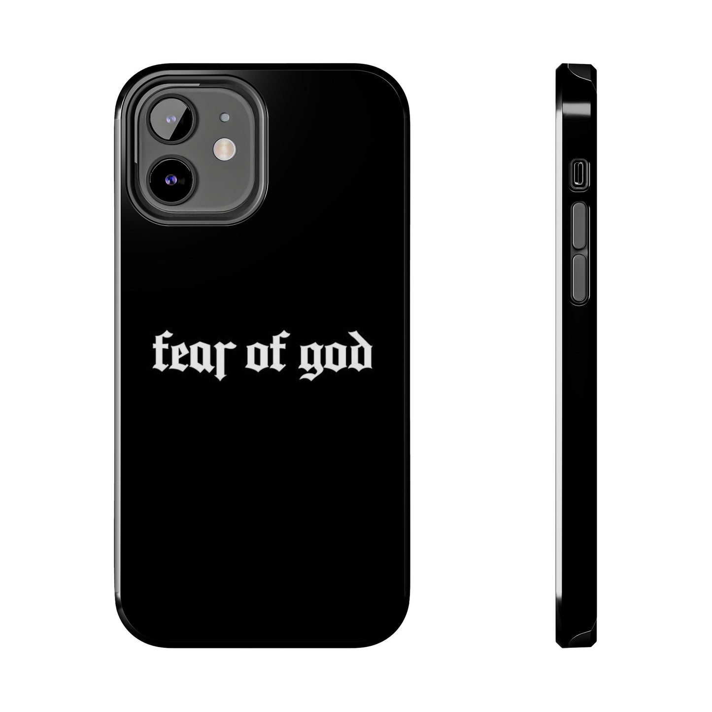 BLACK - Tough Phone Case