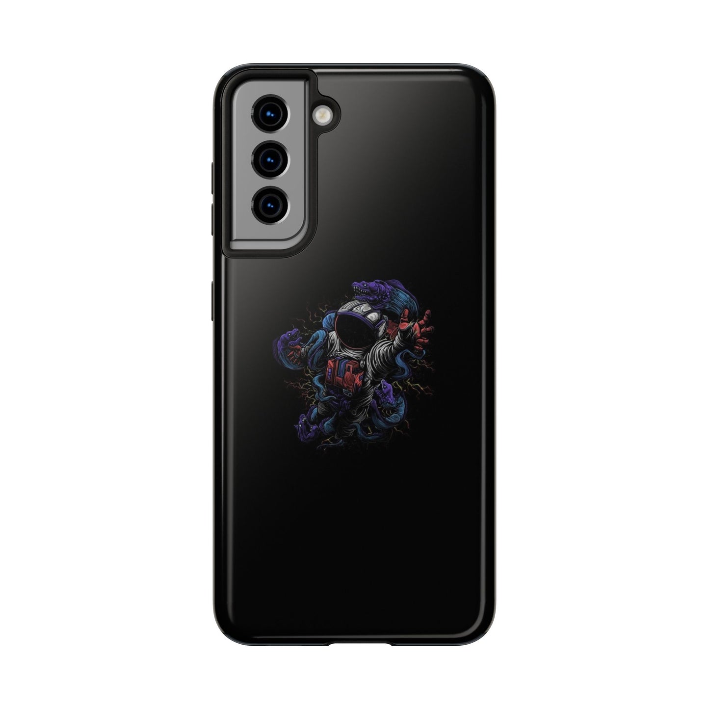 BLACK - Tough Phone Case