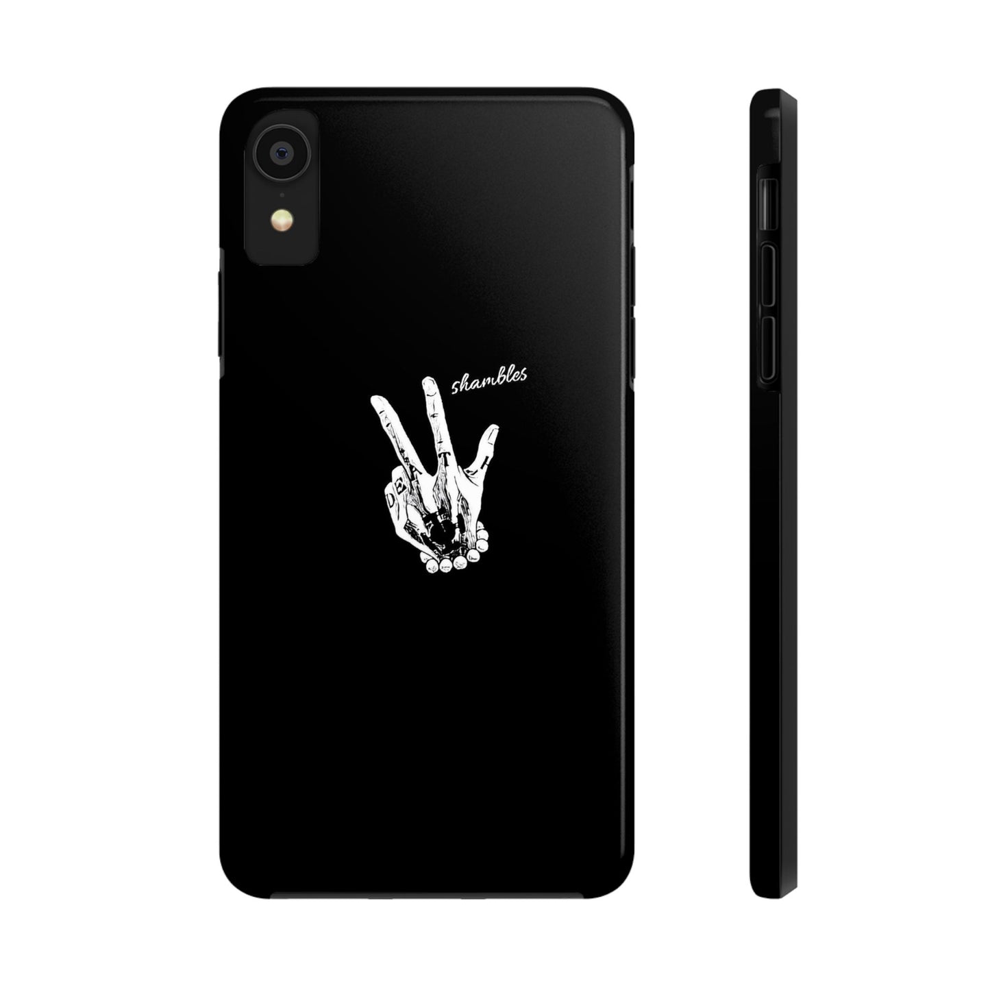 BLACK - Tough Phone Case