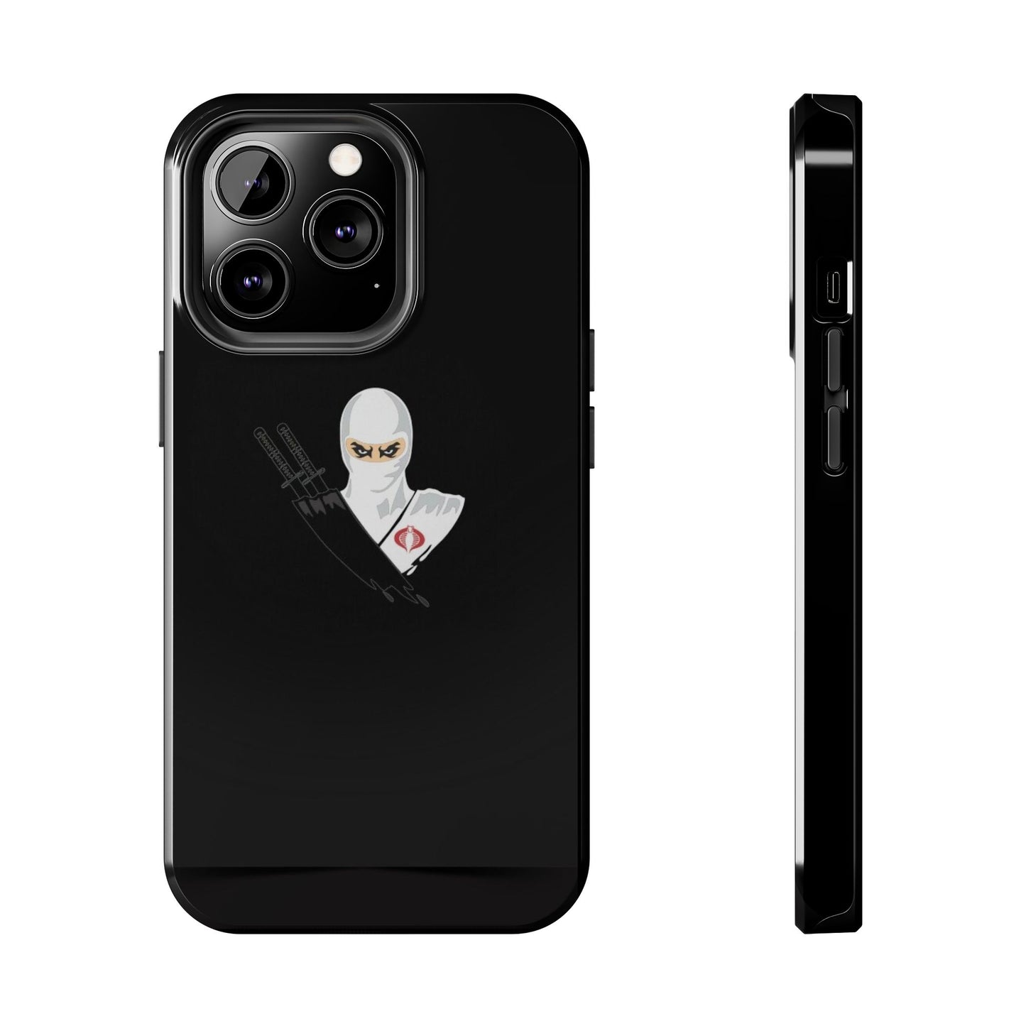 BLACK - Tough Phone Case