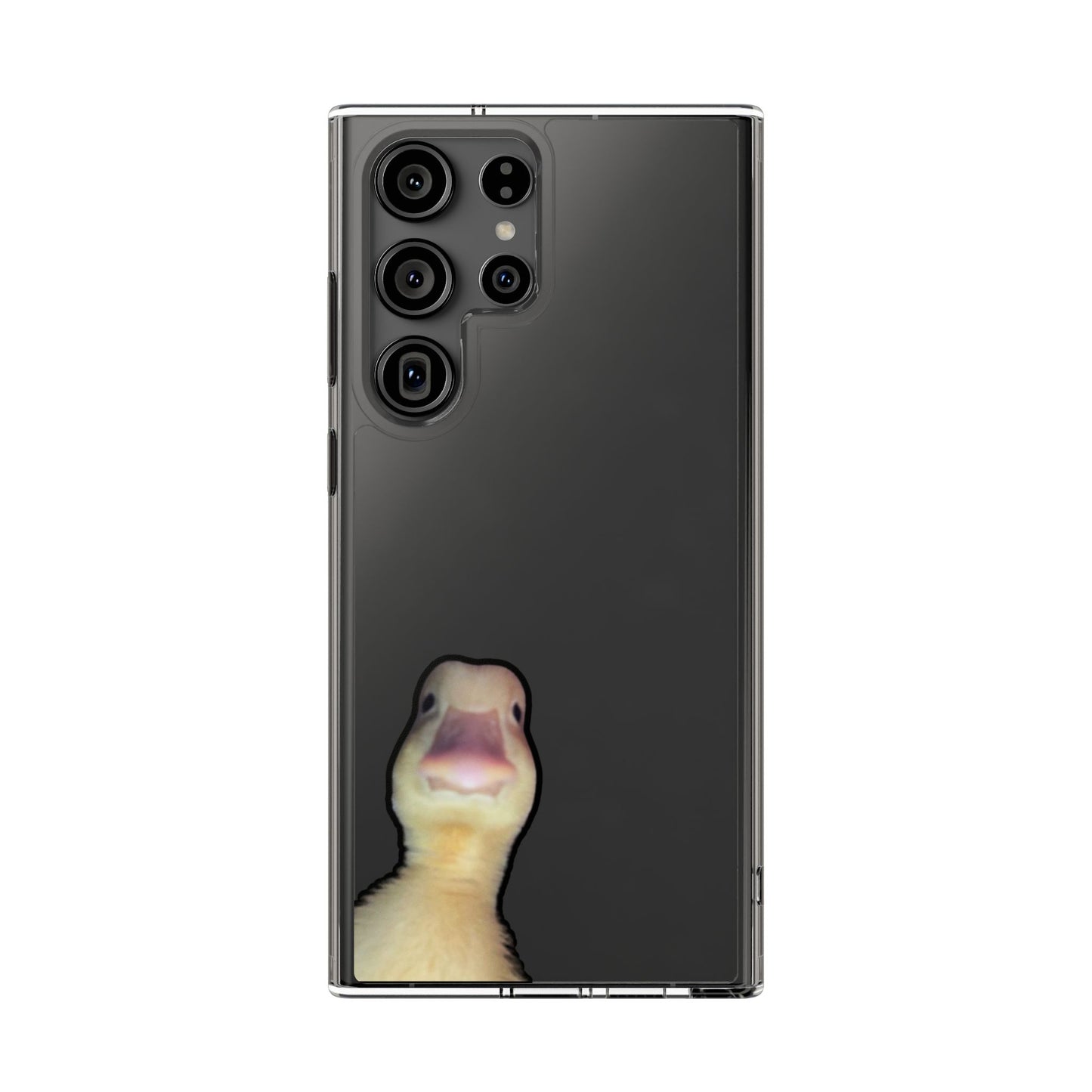STRAIGHT Duck - Clear Phone Case