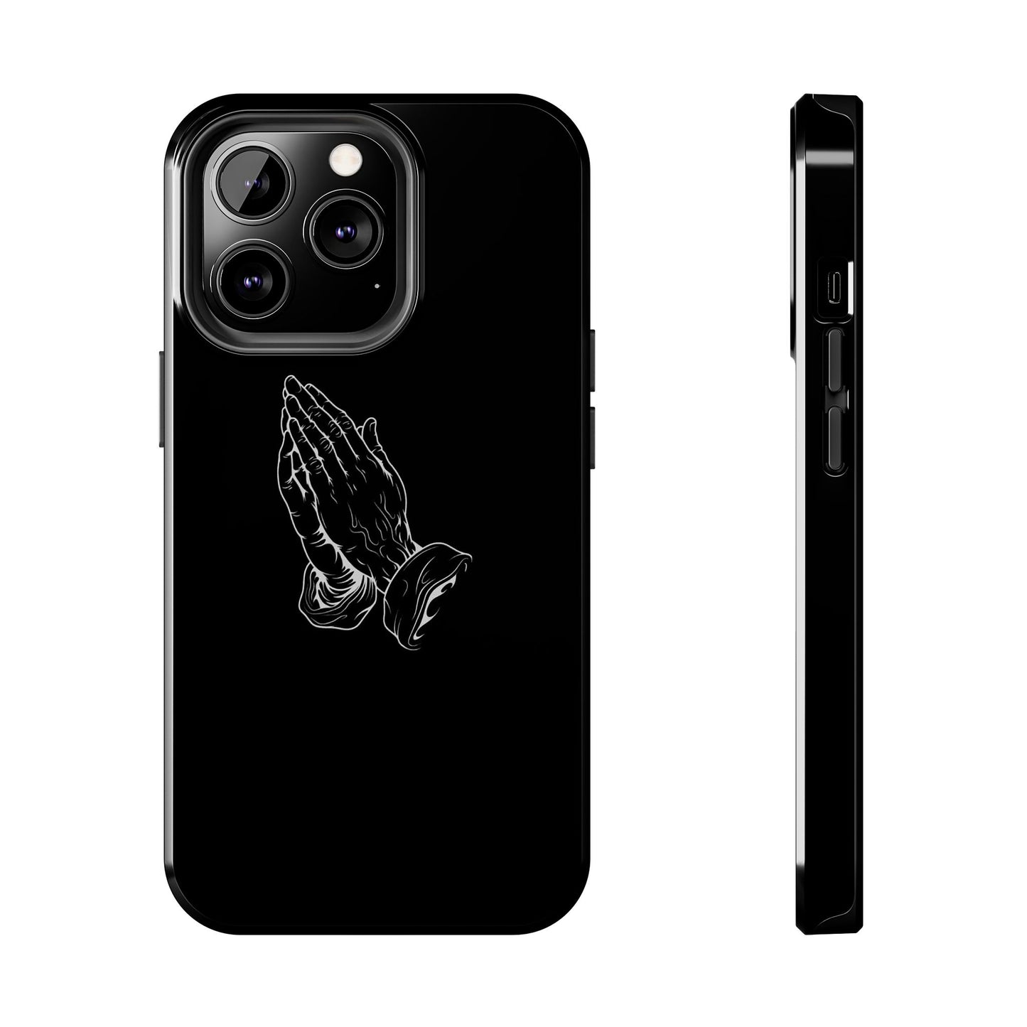 BLACK - Tough Phone Case