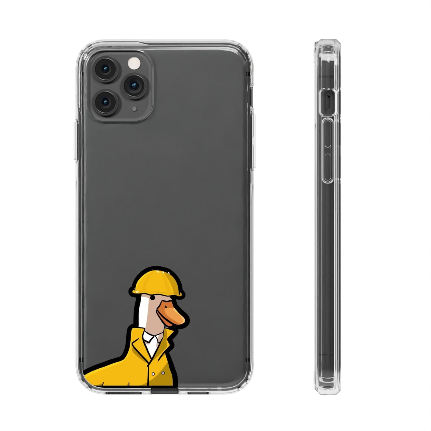 RAIN DUCK - Clear Phone Case