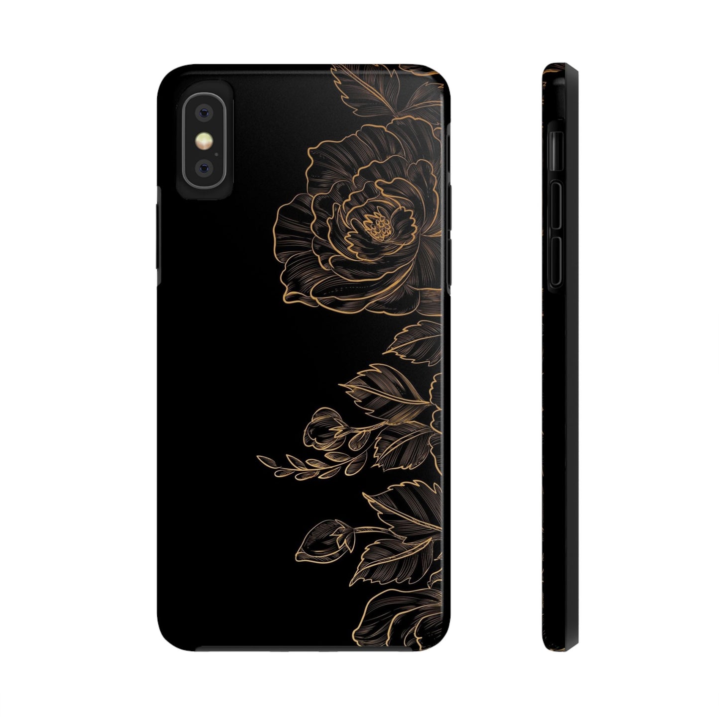 BLACK - Tough Phone Case