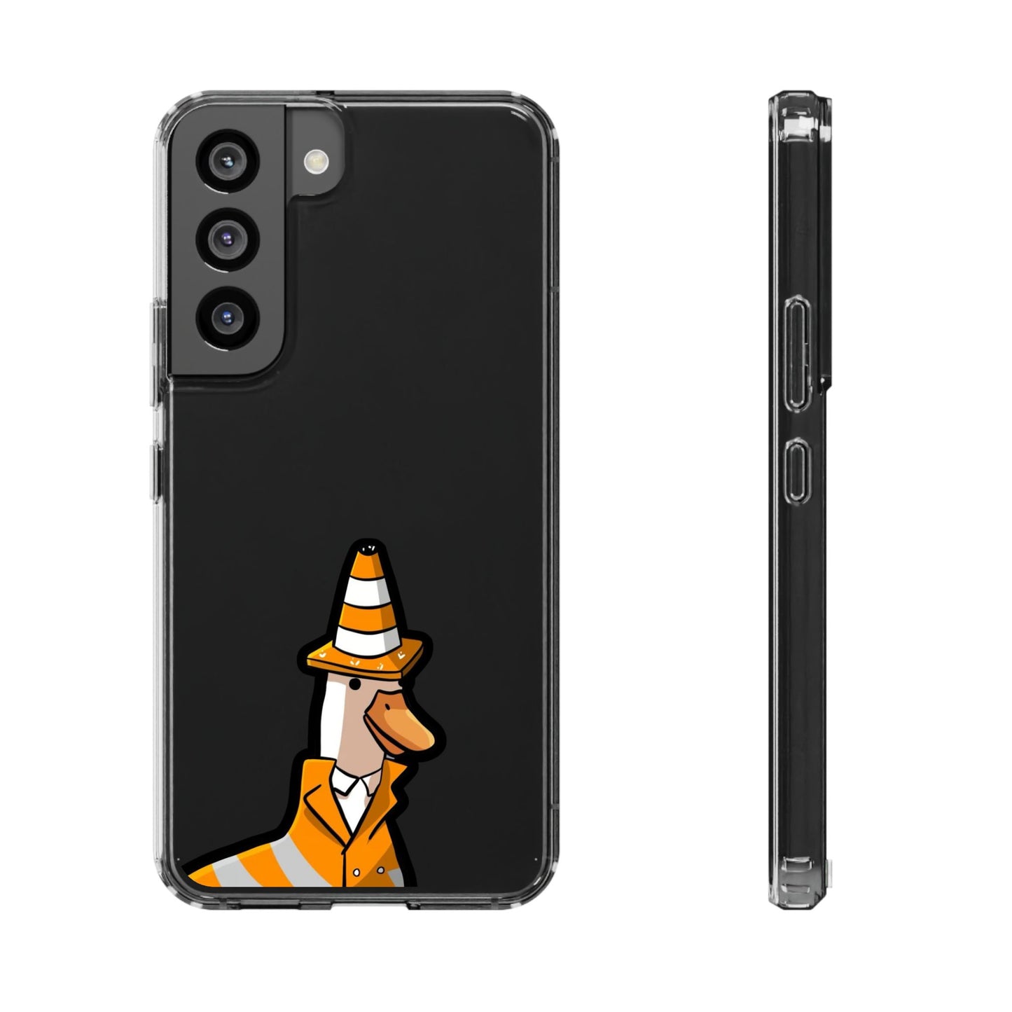 SAFE DUCK - Clear Phone Case